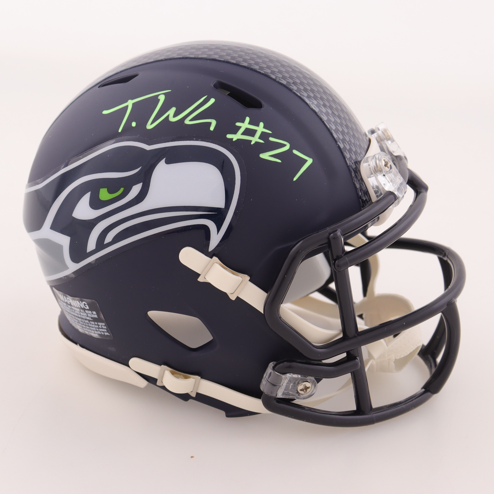 Tariq Woolen Signed Seahawks Speed Mini Helmet (Beckett) at PristineAuction.com Tariq Woolen Signed Seahawks Speed Mini Helmet (Beckett) at PristineAuction.com