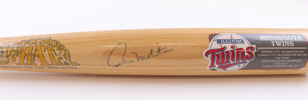 Paul Molitor Signed Twins Cooperstown Baseball Bat (PSA) at PristineAuction.com Paul Molitor Signed Twins Cooperstown Baseball Bat (PSA) at PristineAuction.com