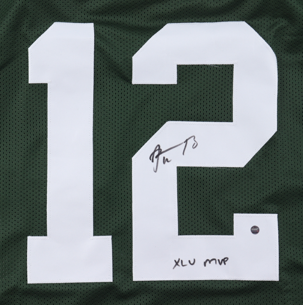Aaron Rodgers Signed Jersey Inscribed "XLV MVP" (Steiner) at PristineAuction.com Aaron Rodgers Signed Jersey Inscribed "XLV MVP" (Steiner) at PristineAuction.com
