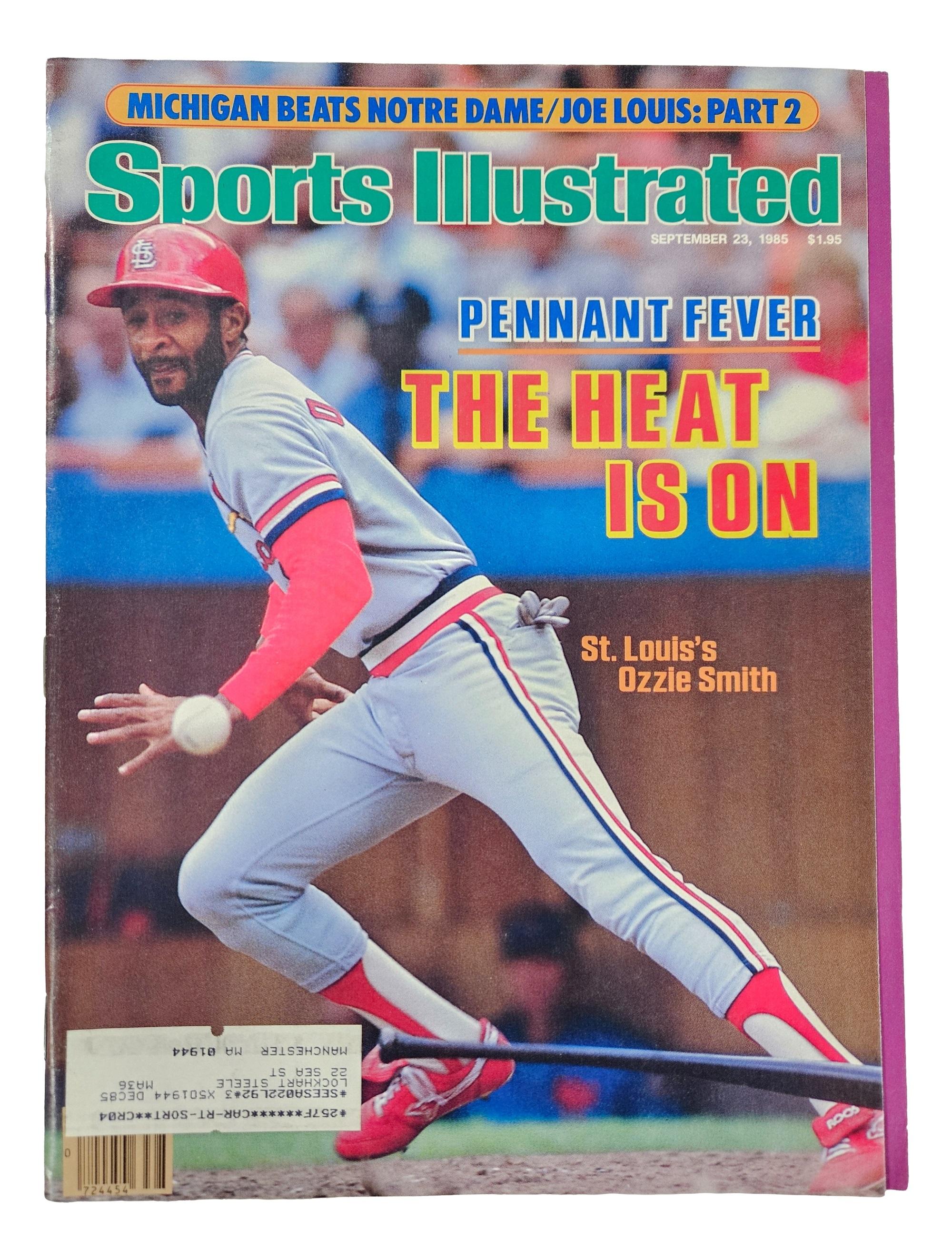 1985 "Sports Illustrated" Magazine with Ozzie Smith Cover at PristineAuction.com 1985 "Sports Illustrated" Magazine with Ozzie Smith Cover at PristineAuction.com