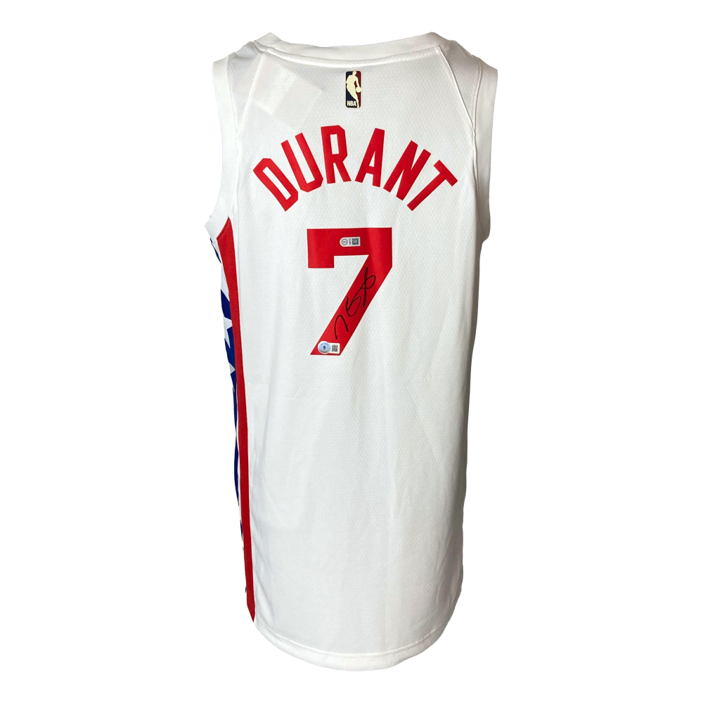 Kevin Durant Signed Nets Nike Swingman Jersey (Beckett) Pristine Auction
