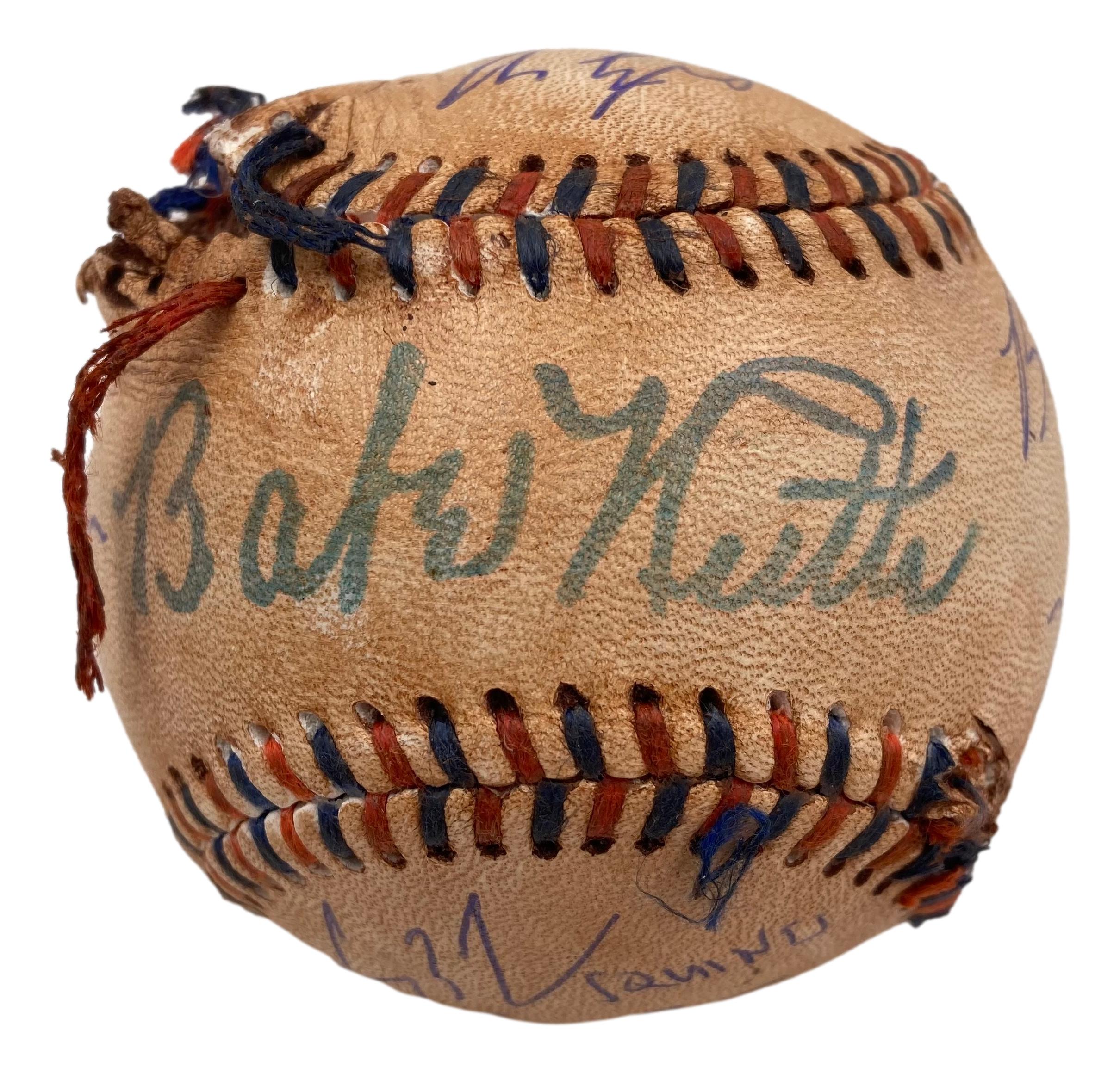 "The Sandlot" Replica Baseball Cast-Signed By (7) with Tom Guiry, Shane Obedzinski, Marty York, Chauncey Leopardi (JSA) at PristineAuction.com "The Sandlot" Replica Baseball Cast-Signed By (7) with Tom Guiry, Shane Obedzinski, Marty York, Chauncey Leopardi (JSA) at PristineAuction.com