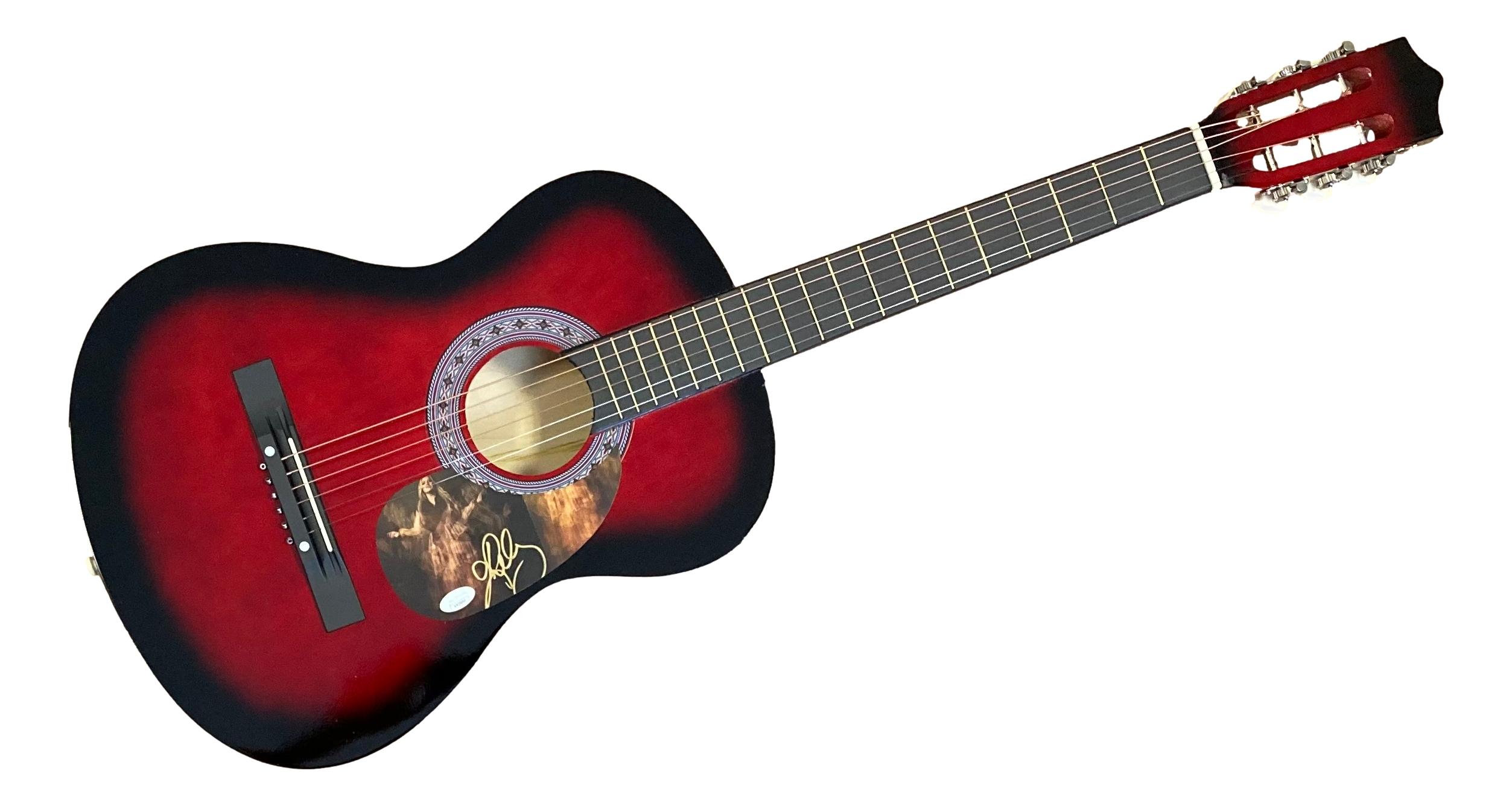 Kelly Clarkson Signed 38" Acoustic Guitar (JSA) at PristineAuction.com Kelly Clarkson Signed 38" Acoustic Guitar (JSA) at PristineAuction.com