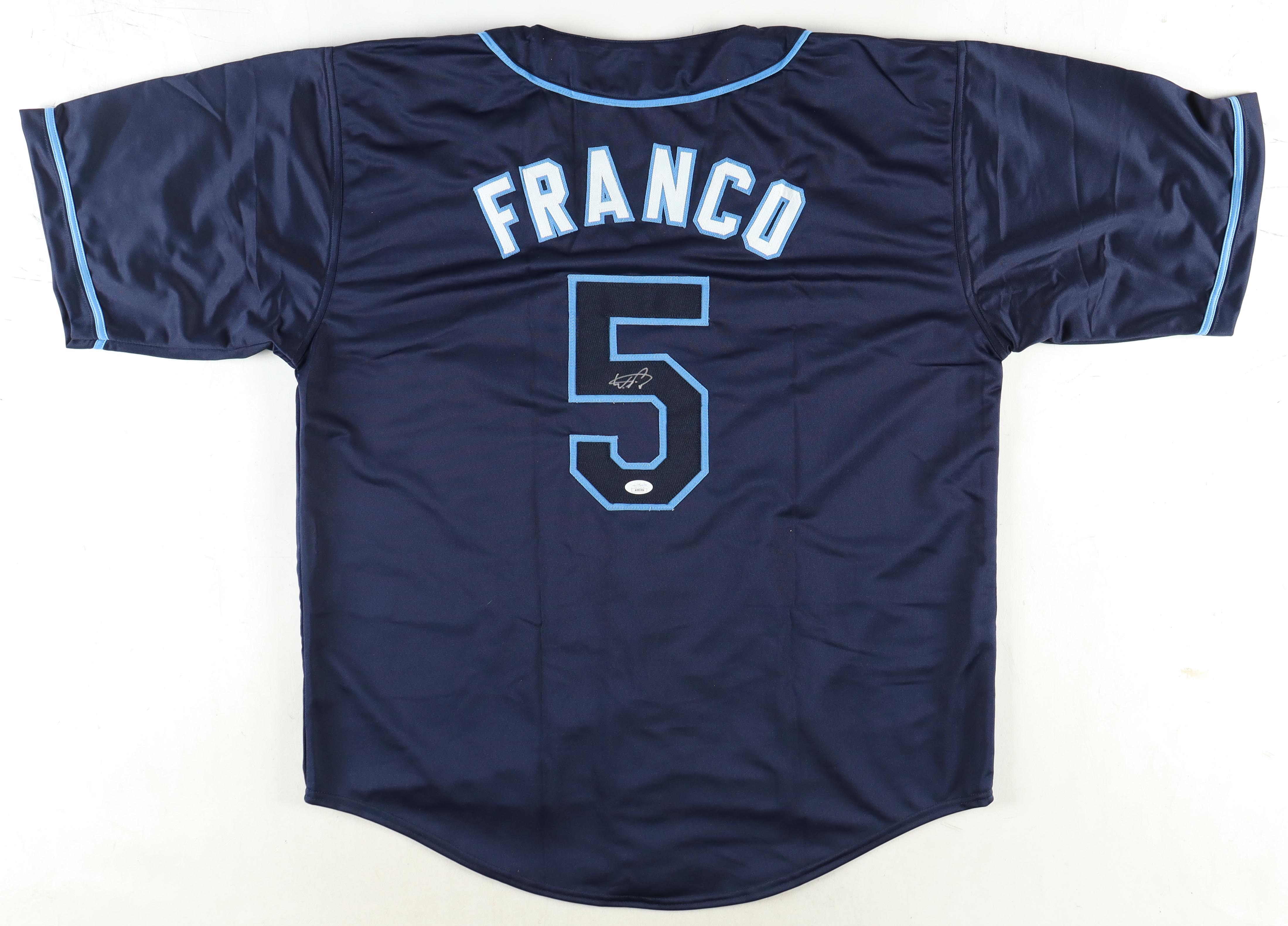 Wander Franco Signed Jersey (JSA) at PristineAuction.com Wander Franco Signed Jersey (JSA) at PristineAuction.com