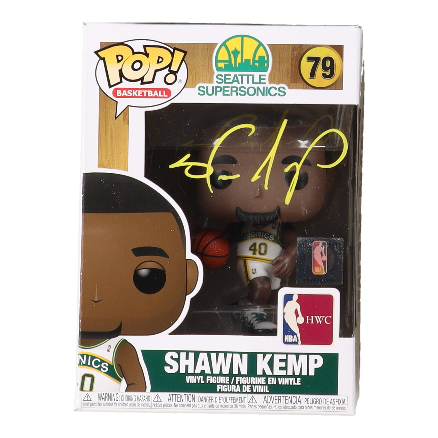 Shawn Kemp Signed "Seattle Supersonics" #79 NBA Legends Funko Pop! Vinyl Figure (PSA) at PristineAuction.com Shawn Kemp Signed "Seattle Supersonics" #79 NBA Legends Funko Pop! Vinyl Figure (PSA) at PristineAuction.com