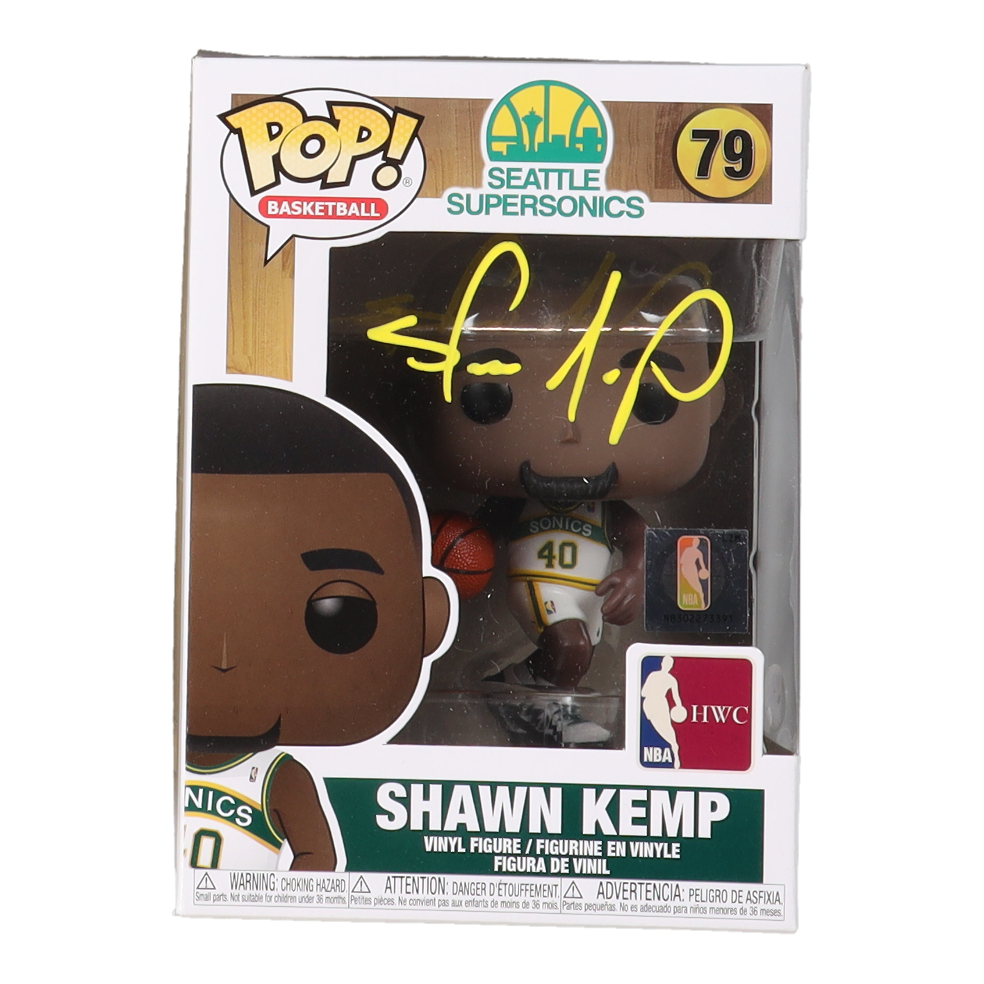 Shawn Kemp Signed "Seattle Supersonics" #79 NBA Legends Funko Pop! Vinyl Figure (PSA) at PristineAuction.com Shawn Kemp Signed "Seattle Supersonics" #79 NBA Legends Funko Pop! Vinyl Figure (PSA) at PristineAuction.com