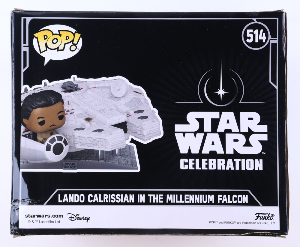 Billy Dee Williams Signed "Star Wars" #514 Lando Carlrissian In The Millennium Falcon Funko Pop! Vinyl Figure Inscribed "Lando" (JSA) at PristineAuction.com Billy Dee Williams Signed "Star Wars" #514 Lando Carlrissian In The Millennium Falcon Funko Pop! Vinyl Figure Inscribed "Lando" (JSA) at PristineAuction.com