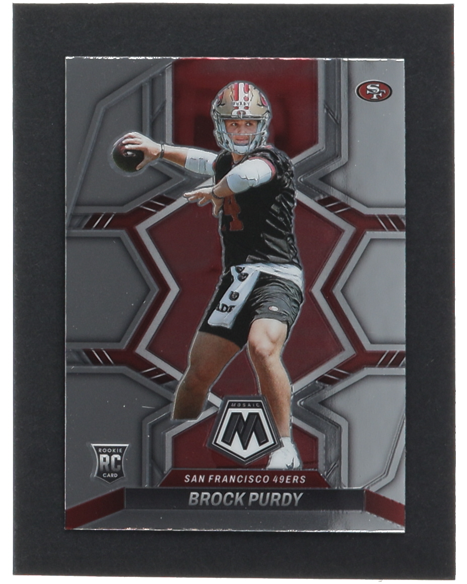 Brock Purdy 2022 Panini Mosaic #367 RC at PristineAuction.com Brock Purdy 2022 Panini Mosaic #367 RC at PristineAuction.com