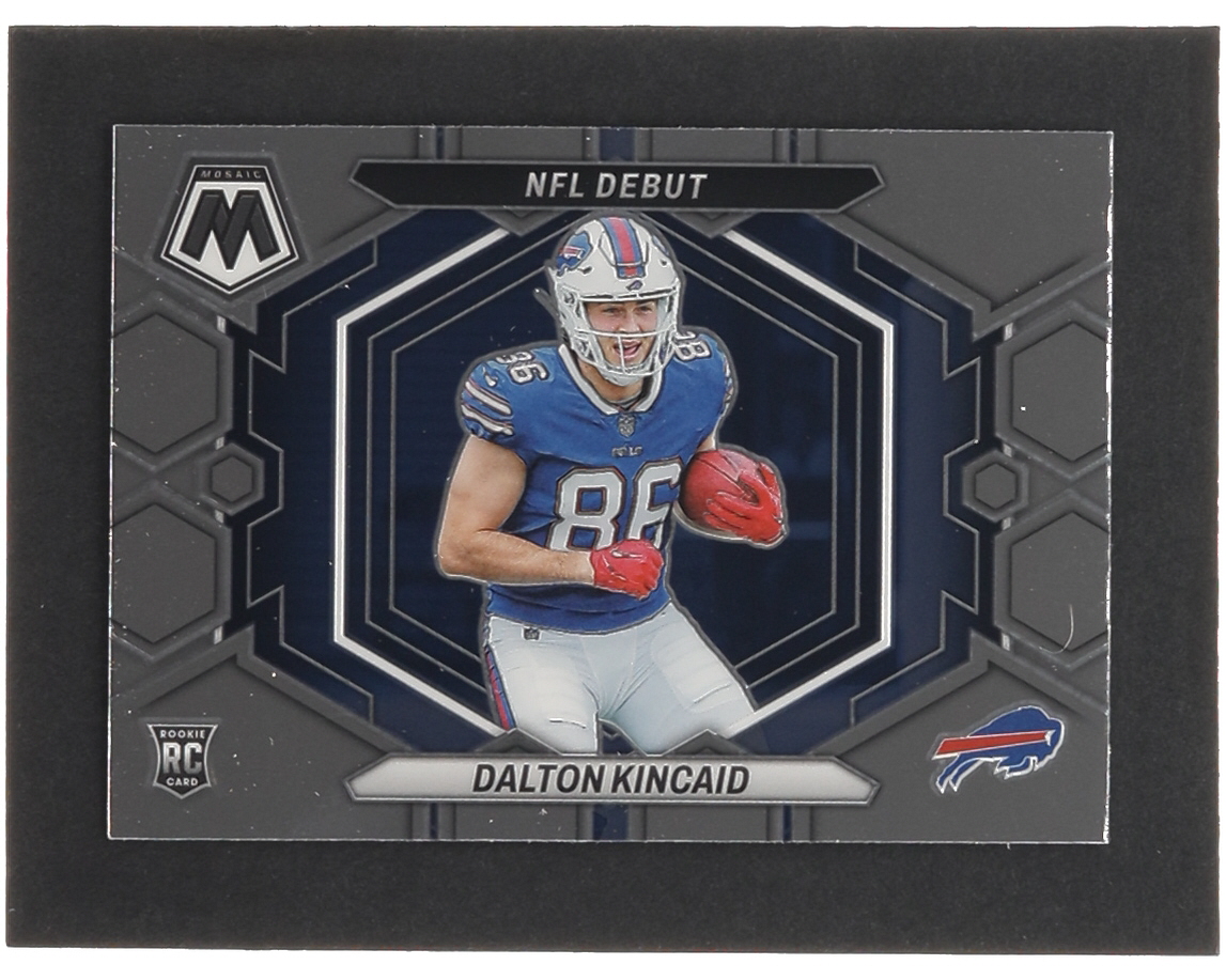 Dalton Kincaid 2023 Panini Mosaic NFL Debut #20 RC at PristineAuction.com Dalton Kincaid 2023 Panini Mosaic NFL Debut #20 RC at PristineAuction.com