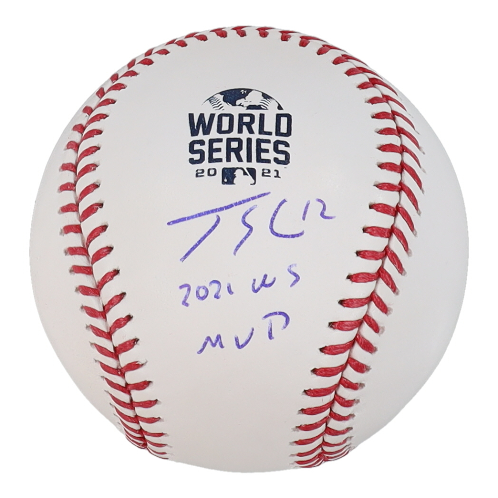 Jorge Soler Signed 2021 World Series Logo Baseball Inscribed "2021 WS MVP" (Beckett) at PristineAuction.com