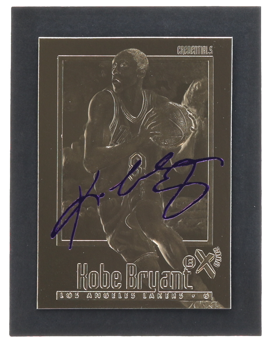 Kobe Bryant 1996-97 Skybox EX-2000 Purple Signature 23Kt Gold RC at PristineAuction.com Kobe Bryant 1996-97 Skybox EX-2000 Purple Signature 23Kt Gold RC at PristineAuction.com