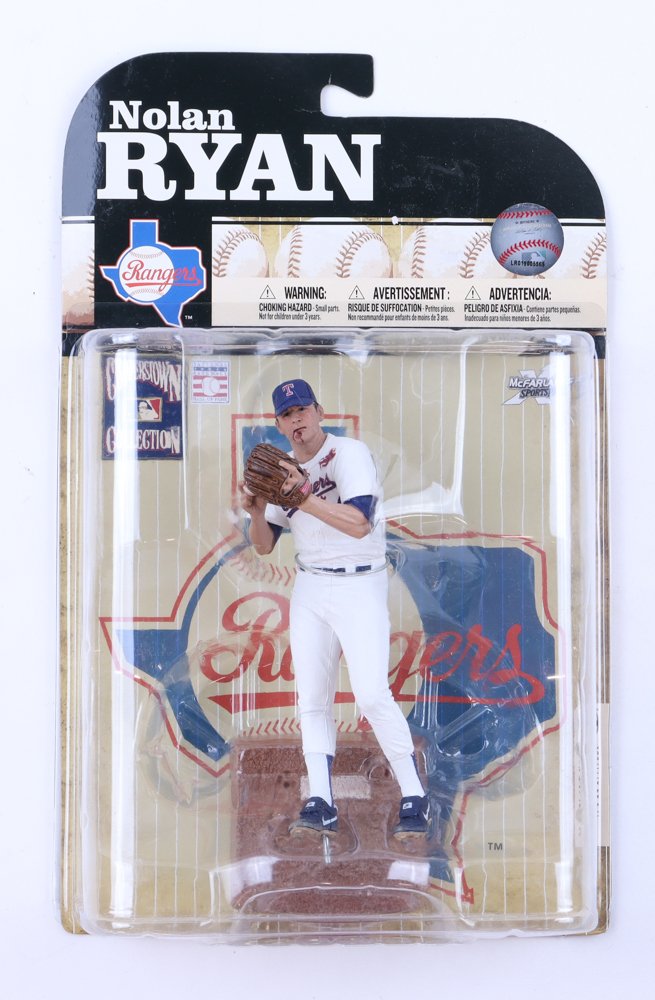 Nolan Ryan Rangers Cooperstown Collection McFarlane Toys Action Figure in Original Packaging at PristineAuction.com Nolan Ryan Rangers Cooperstown Collection McFarlane Toys Action Figure in Original Packaging at PristineAuction.com