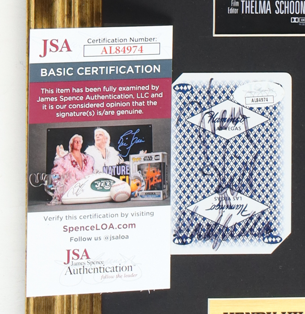 Henry Hill Signed "Goodfellas" Custom Framed Playing Card Display with Poster Print & Replica Prop Pistol (JSA) at PristineAuction.com Henry Hill Signed "Goodfellas" Custom Framed Playing Card Display with Poster Print & Replica Prop Pistol (JSA) at PristineAuction.com