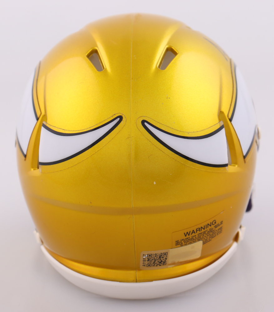 Alexander Mattison Signed Vikings Flash Alternate Speed Mini Helmet (PIA) at PristineAuction.com Alexander Mattison Signed Vikings Flash Alternate Speed Mini Helmet (PIA) at PristineAuction.com