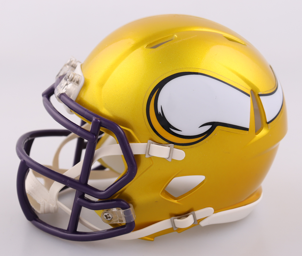 Alexander Mattison Signed Vikings Flash Alternate Speed Mini Helmet (PIA) at PristineAuction.com Alexander Mattison Signed Vikings Flash Alternate Speed Mini Helmet (PIA) at PristineAuction.com