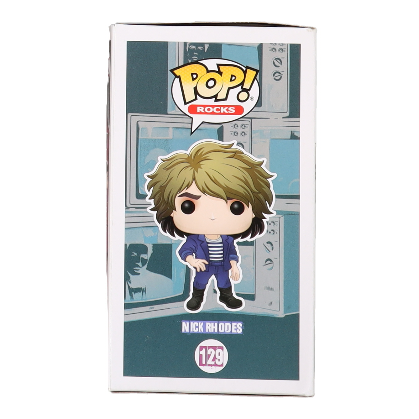 Nick Rhodes Signed Duran Duran #129 Funko! Pop Figure (Beckett) at PristineAuction.com Nick Rhodes Signed Duran Duran #129 Funko! Pop Figure (Beckett) at PristineAuction.com