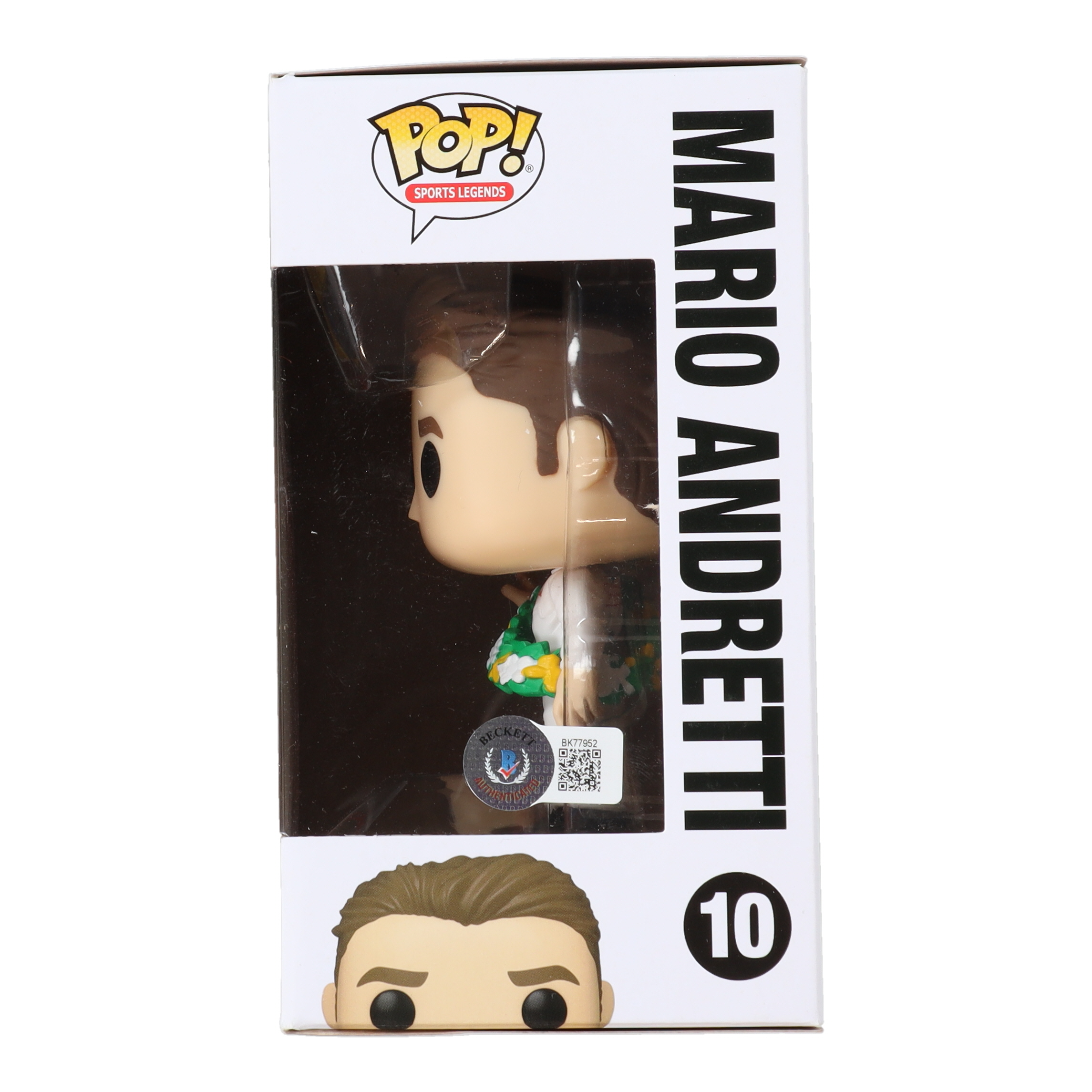 Mario Andretti Signed #10 Mario Andretti Funko Pop! Vinyl Figure (Beckett) at PristineAuction.com Mario Andretti Signed #10 Mario Andretti Funko Pop! Vinyl Figure (Beckett) at PristineAuction.com