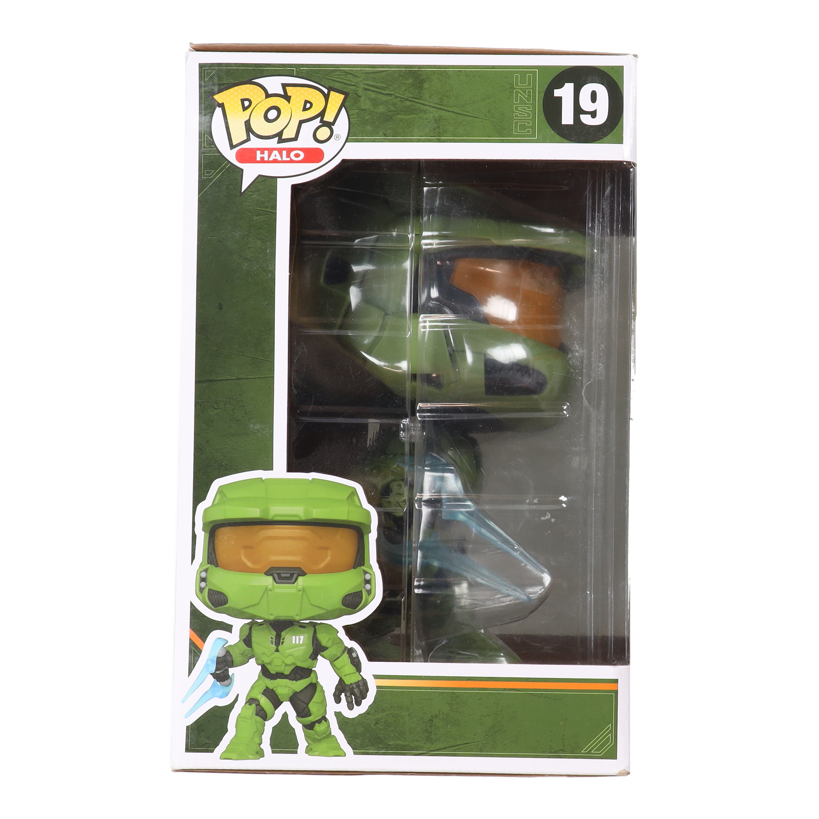 Steve Downes Signed "Halo" #19 Master Chief with Energy Sword and Grappleshot JUMBO Funko Pop! Vinyl Figure Inscribed "Master Chief 117" (JSA) at PristineAuction.com Steve Downes Signed "Halo" #19 Master Chief with Energy Sword and Grappleshot JUMBO Funko Pop! Vinyl Figure Inscribed "Master Chief 117" (JSA) at PristineAuction.com