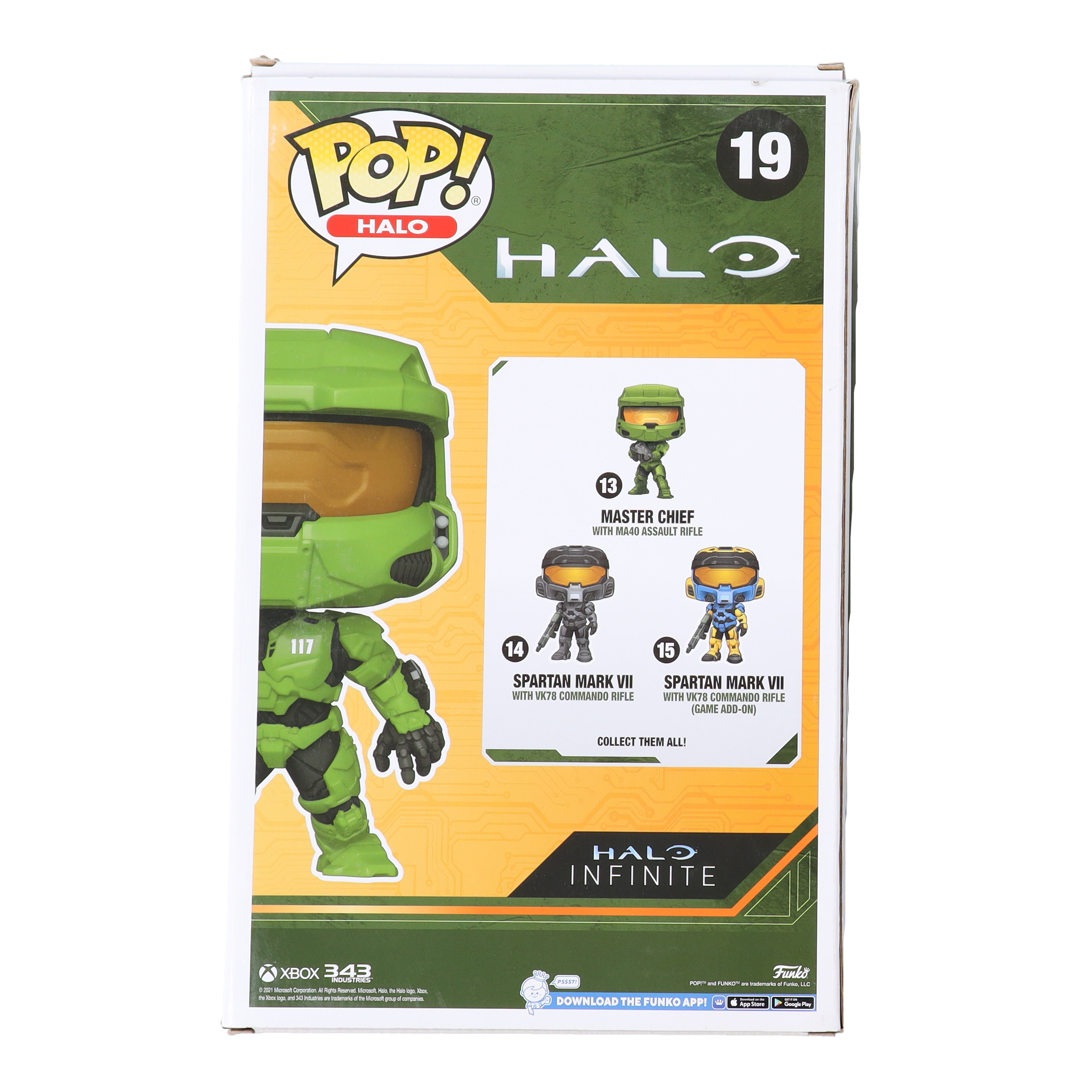 Steve Downes Signed "Halo" #19 Master Chief with Energy Sword and Grappleshot JUMBO Funko Pop! Vinyl Figure Inscribed "Master Chief 117" (JSA) at PristineAuction.com Steve Downes Signed "Halo" #19 Master Chief with Energy Sword and Grappleshot JUMBO Funko Pop! Vinyl Figure Inscribed "Master Chief 117" (JSA) at PristineAuction.com