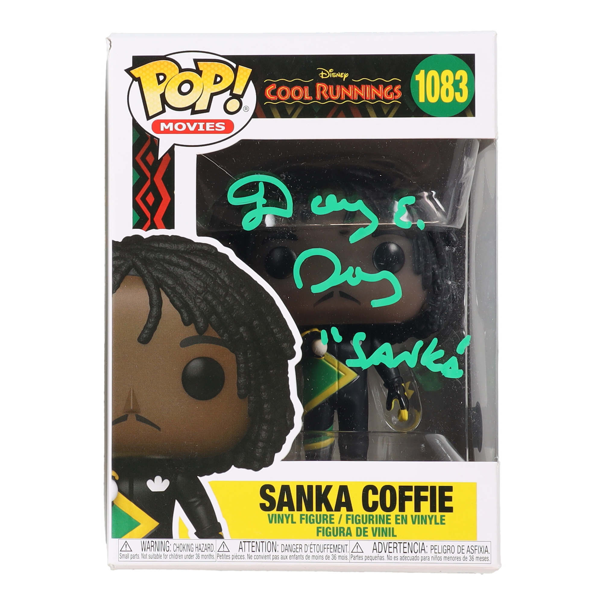 Doug E. Doug Signed "Cool Runnings" #1083 Sanka Coffie Funko Pop! Vinyl Figure Inscribed "Sanka" (Beckett) at PristineAuction.com Doug E. Doug Signed "Cool Runnings" #1083 Sanka Coffie Funko Pop! Vinyl Figure Inscribed "Sanka" (Beckett) at PristineAuction.com