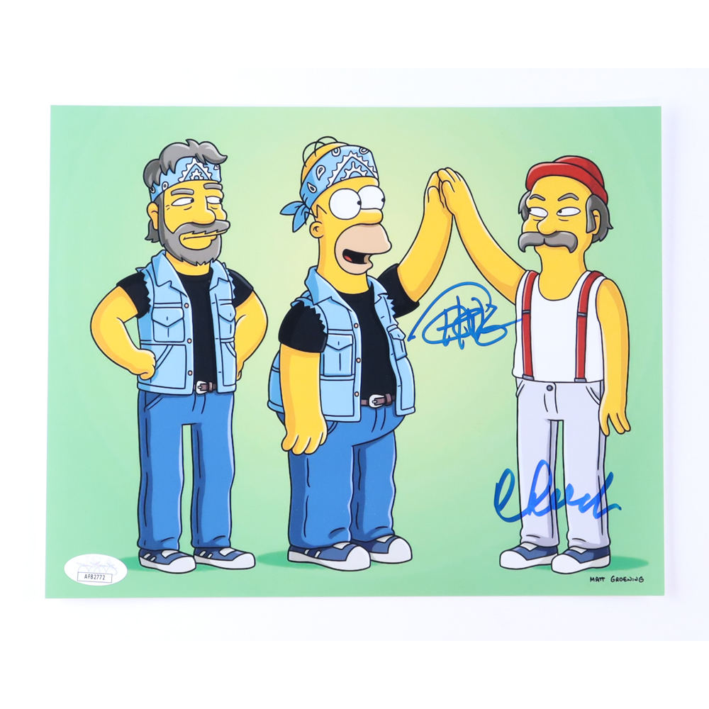 tommy-chong-cheech-marin-signed-the-simpsons-8x10-photo-jsa