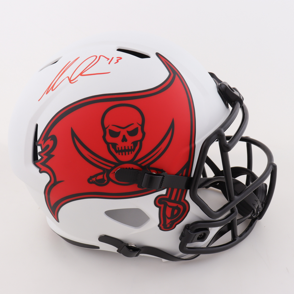 Mike Evans Signed Buccaneers Full-Size Lunar Eclipse Alternate Speed Helmet (Beckett) at PristineAuction.com Mike Evans Signed Buccaneers Full-Size Lunar Eclipse Alternate Speed Helmet (Beckett) at PristineAuction.com