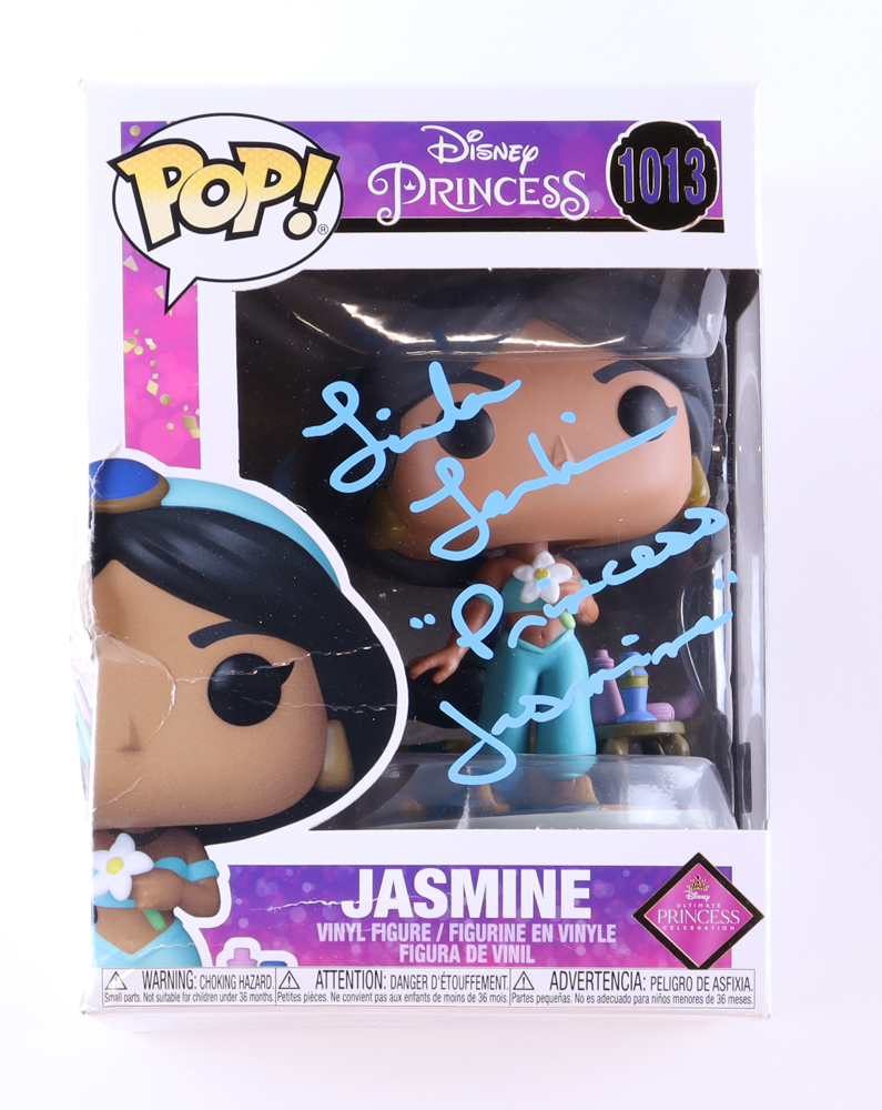 Linda Larkin Signed "Disney Princess" #1013 Jasmine Funko Pop! Vinyl Figure Inscribed "Princess Jasmine" (PA) at PristineAuction.com Linda Larkin Signed "Disney Princess" #1013 Jasmine Funko Pop! Vinyl Figure Inscribed "Princess Jasmine" (PA) at PristineAuction.com