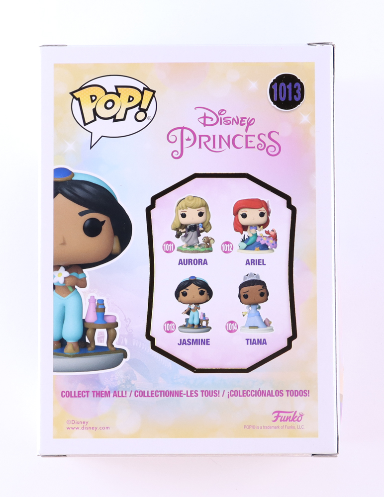 Linda Larkin Signed "Disney Princess" #1013 Jasmine Funko Pop! Vinyl Figure Inscribed "Princess Jasmine" (PA) at PristineAuction.com Linda Larkin Signed "Disney Princess" #1013 Jasmine Funko Pop! Vinyl Figure Inscribed "Princess Jasmine" (PA) at PristineAuction.com