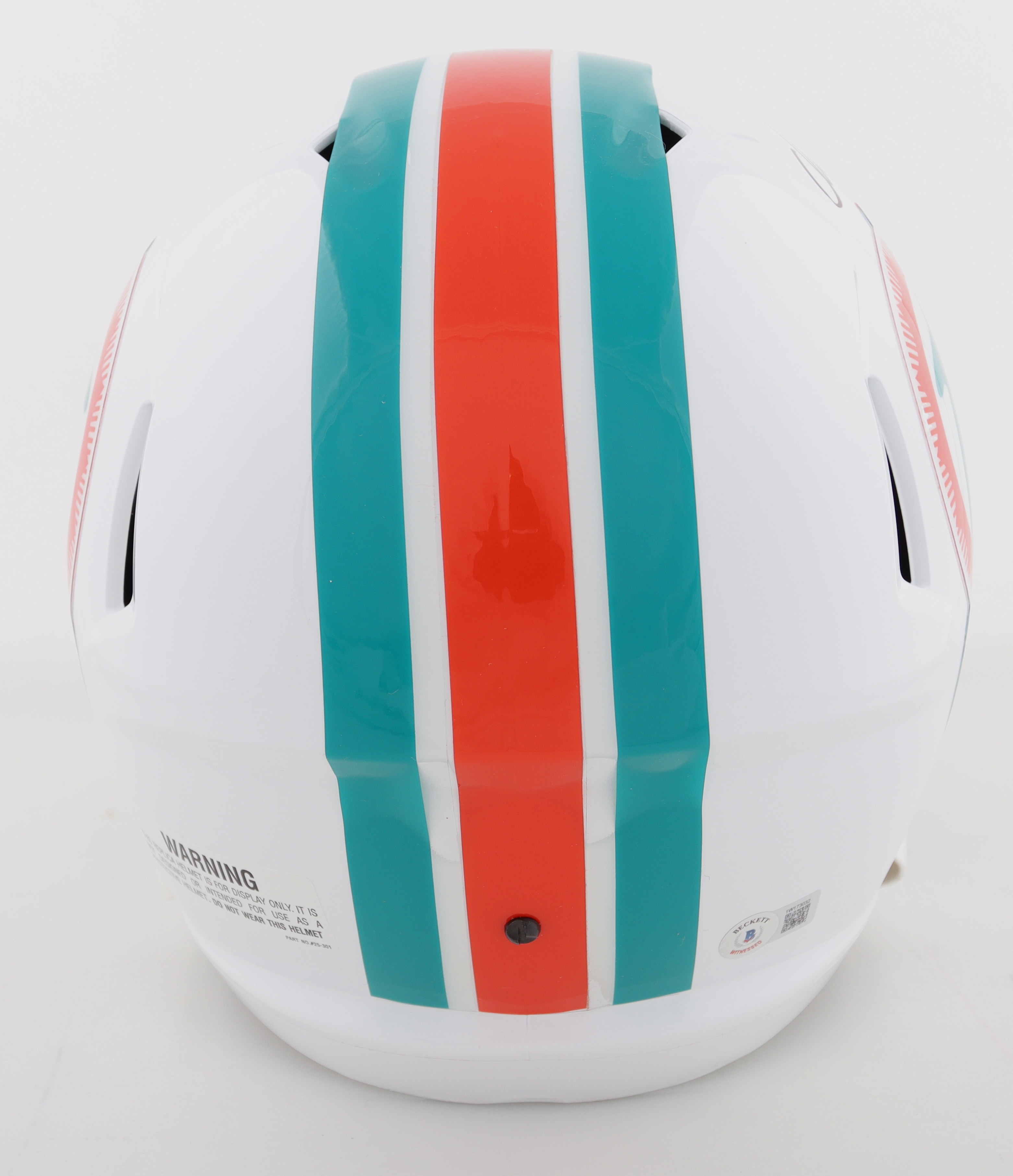 Dan Marino Signed Dolphins Full-Size Throwback Alternate Speed Helmet Inscribed "84 MVP NFL" & "HOF 05" (Beckett) at PristineAuction.com Dan Marino Signed Dolphins Full-Size Throwback Alternate Speed Helmet Inscribed "84 MVP NFL" & "HOF 05" (Beckett) at PristineAuction.com