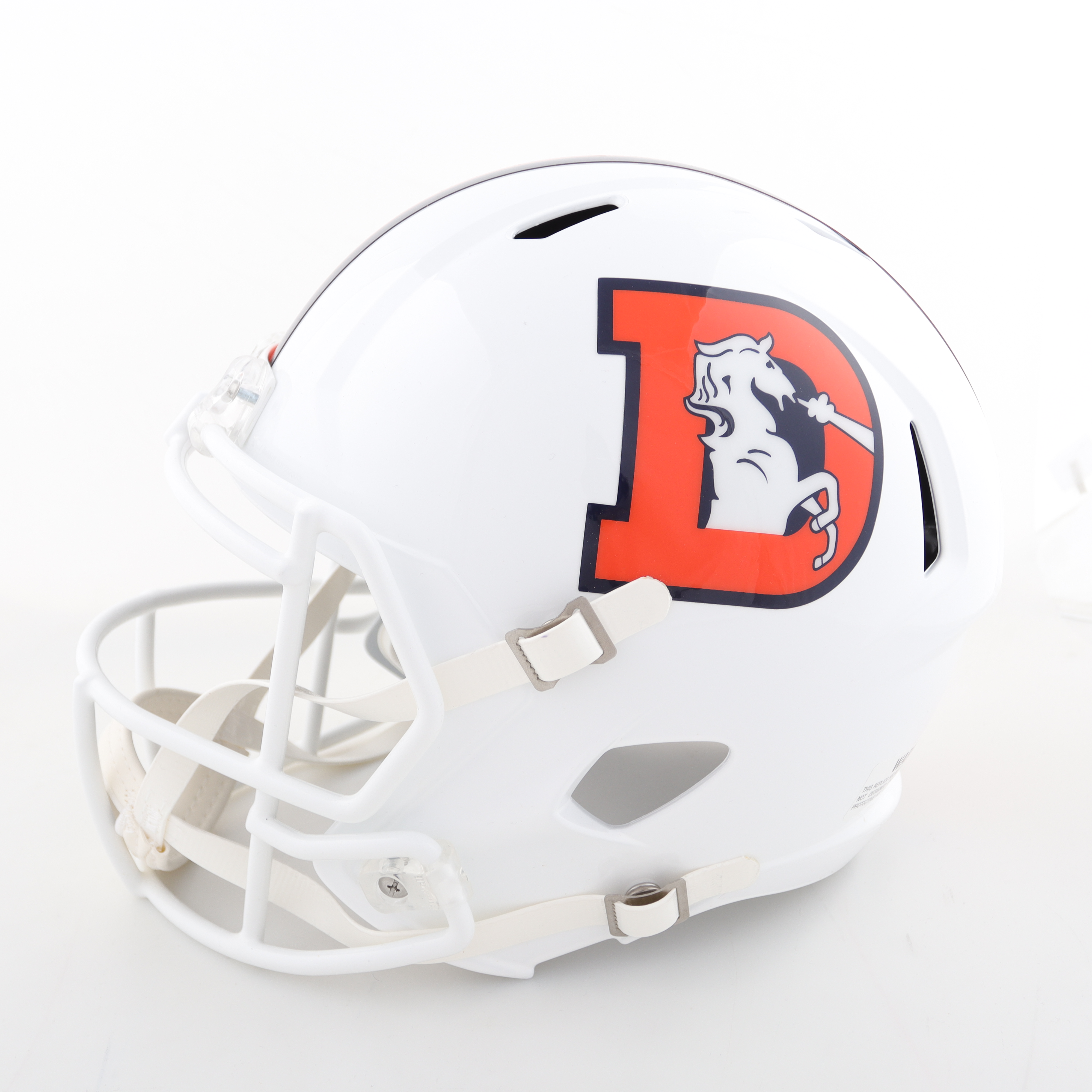 T. J. Ward Signed Broncos Full-Size Alternate Speed Helmet Inscribed "SB 50 Champs!" & "No Fly Zone" (JSA) at PristineAuction.com T. J. Ward Signed Broncos Full-Size Alternate Speed Helmet Inscribed "SB 50 Champs!" & "No Fly Zone" (JSA) at PristineAuction.com