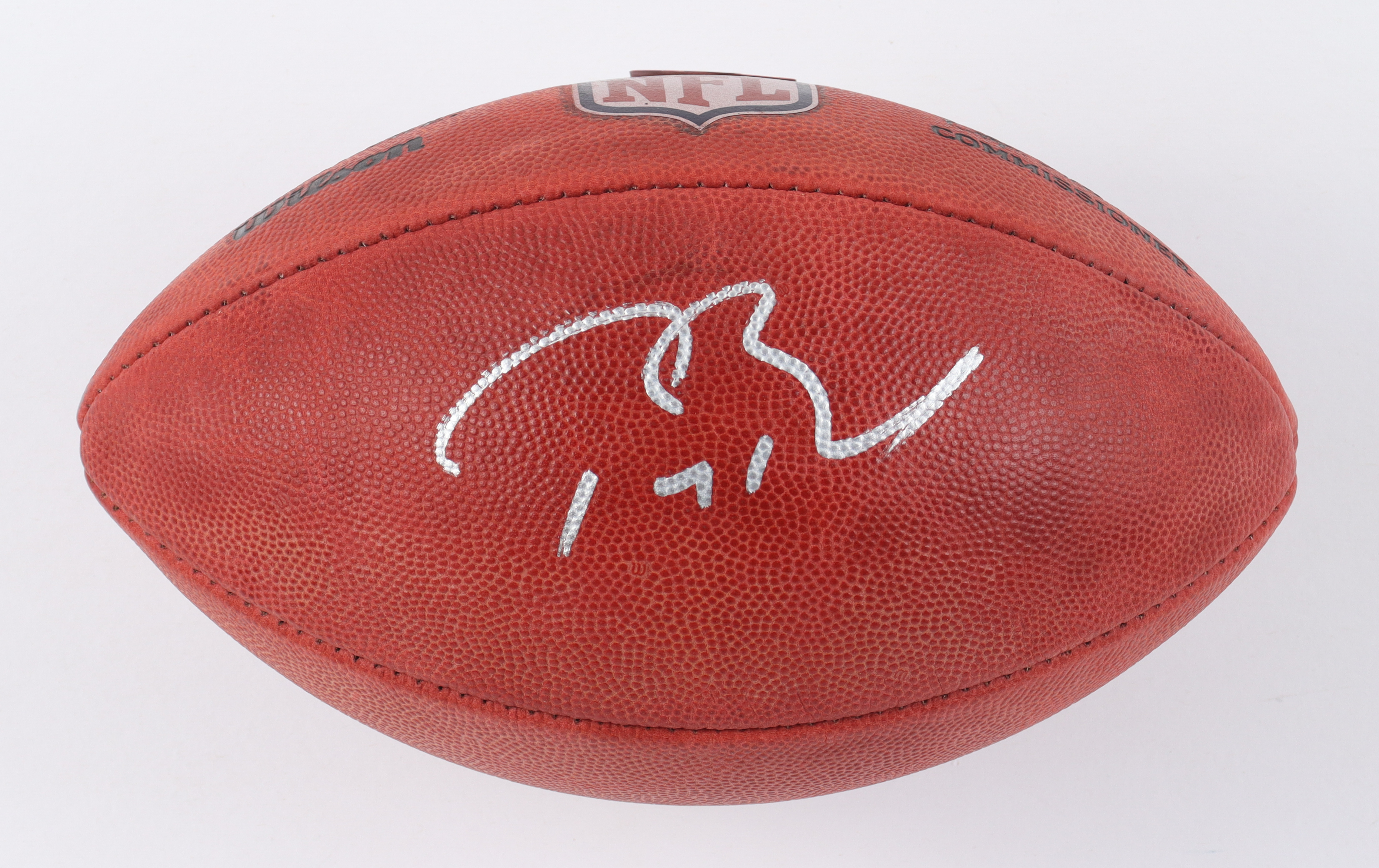 Tom Brady Signed "The Duke" Official NFL Game Ball Football (Fanatics) at PristineAuction.com Tom Brady Signed "The Duke" Official NFL Game Ball Football (Fanatics) at PristineAuction.com