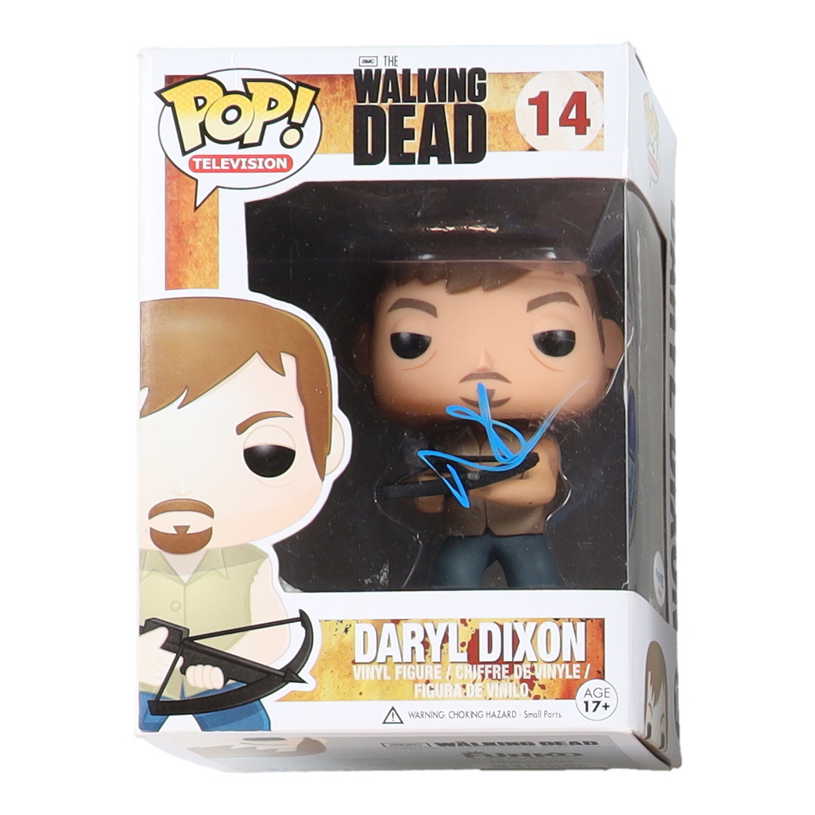 Norman Reedus Signed "The Walking Dead" #14 Daryl Dixon Funko Pop! Vinyl Figure (ACOA) at PristineAuction.com Norman Reedus Signed "The Walking Dead" #14 Daryl Dixon Funko Pop! Vinyl Figure (ACOA) at PristineAuction.com