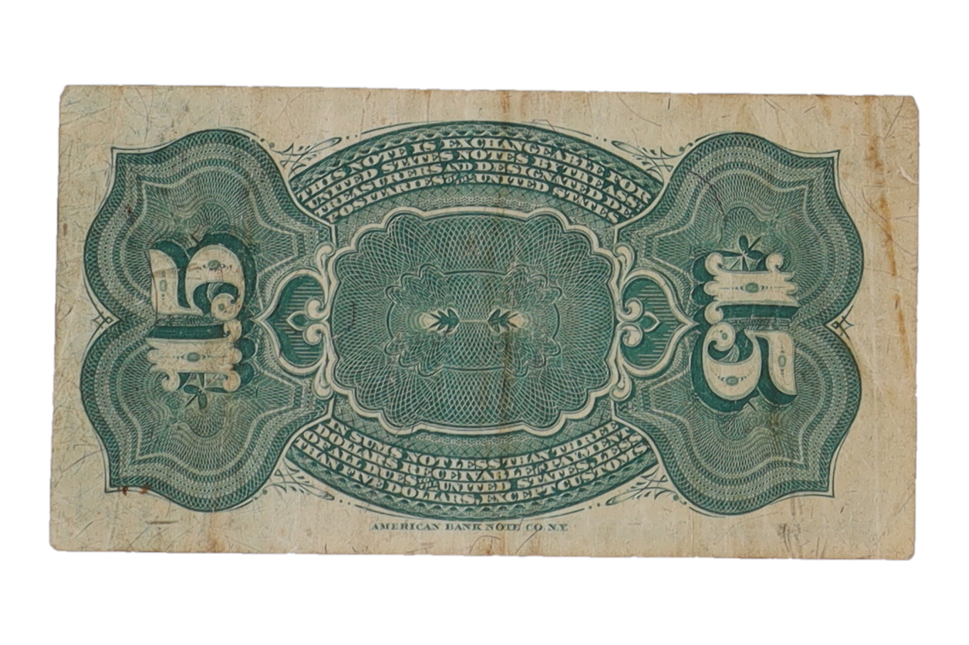 1863 Fifteen Cents U.S. Fractional Currency at PristineAuction.com 1863 Fifteen Cents U.S. Fractional Currency at PristineAuction.com