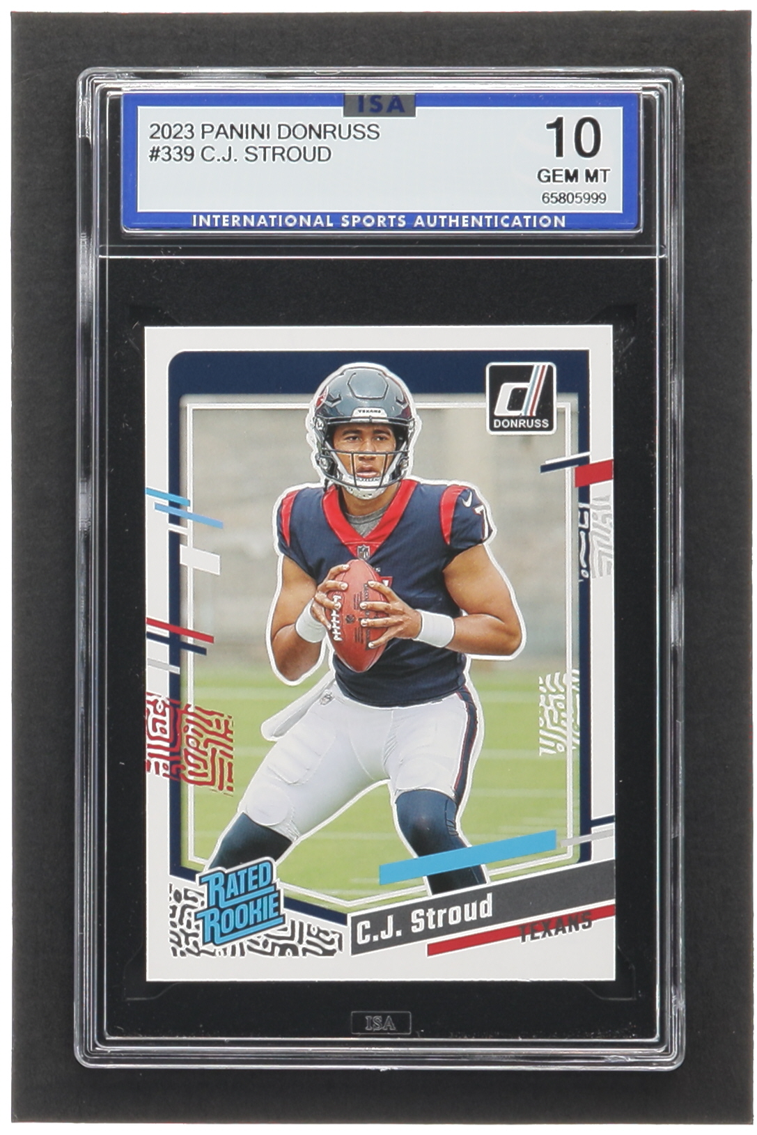 CJ Stroud 2023 Donruss #339 RR RC (ISA 10) at PristineAuction.com CJ Stroud 2023 Donruss #339 RR RC (ISA 10) at PristineAuction.com