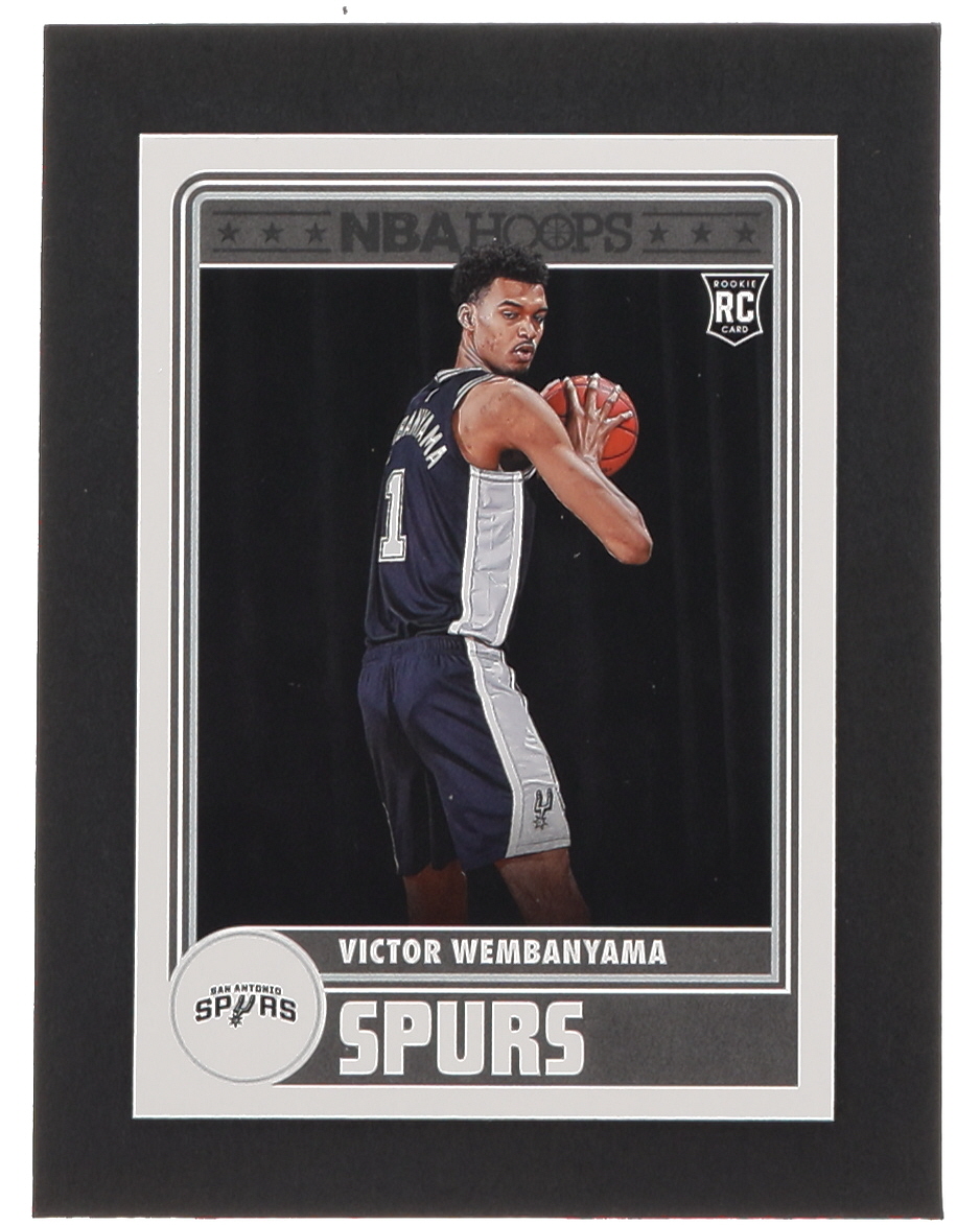 Victor Wembanyama 2023-24 Hoops #298 RC at PristineAuction.com Victor Wembanyama 2023-24 Hoops #298 RC at PristineAuction.com