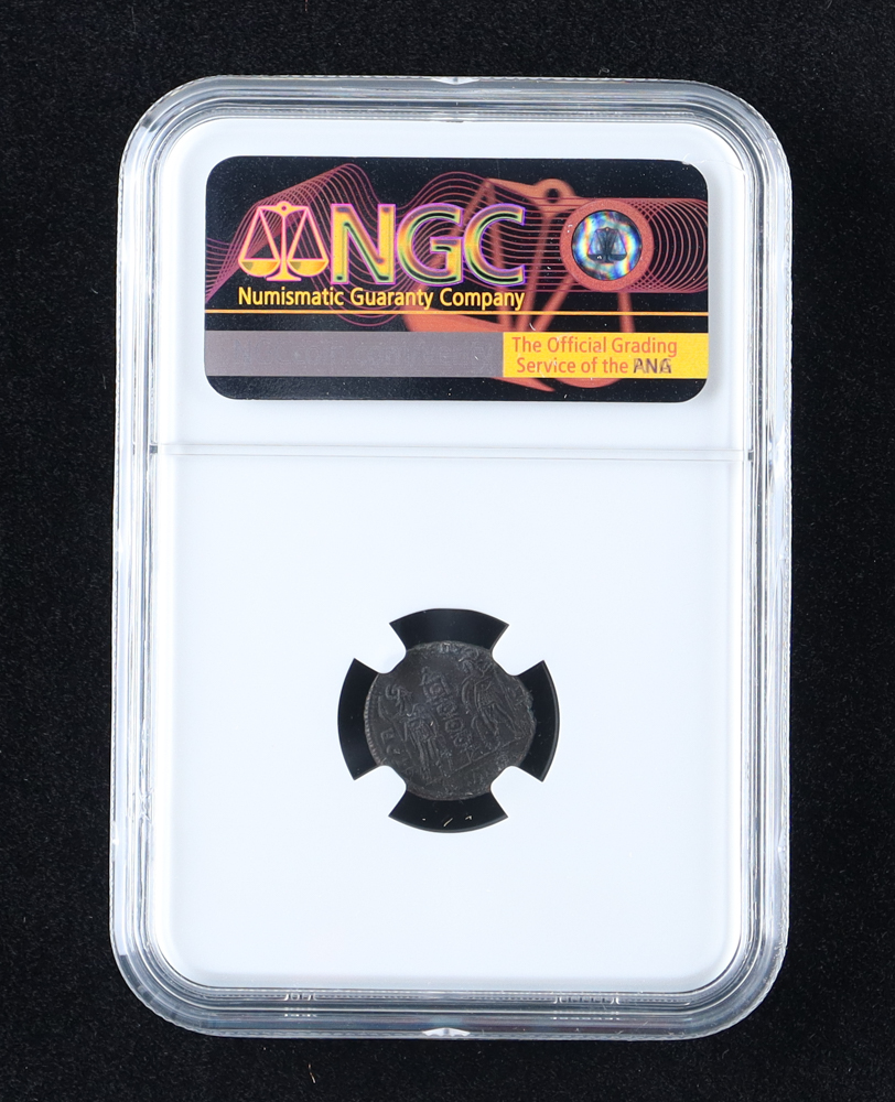 Roman Empire - Constantius II, AD 337-361, AE4 (BI Nummus) (NGC Choice XF) at PristineAuction.com Roman Empire - Constantius II, AD 337-361, AE4 (BI Nummus) (NGC Choice XF) at PristineAuction.com