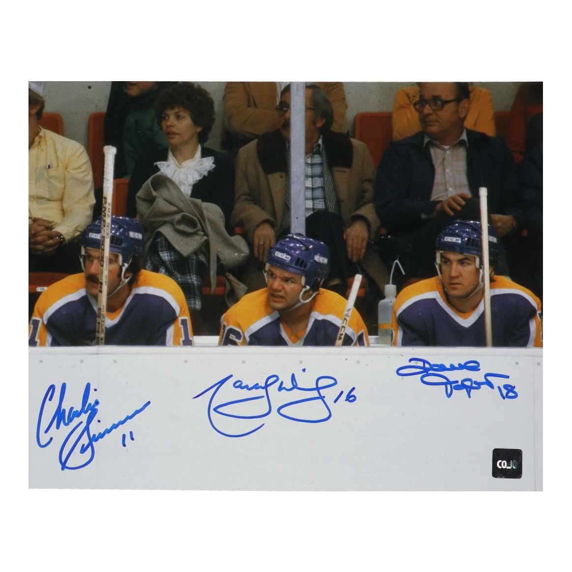 Dave Taylor, Marcel Dionne & Charlie Simmer Signed Kings "Triple Crown Line" 8x10 Photo (COJO) at PristineAuction.com Dave Taylor, Marcel Dionne & Charlie Simmer Signed Kings "Triple Crown Line" 8x10 Photo (COJO) at PristineAuction.com