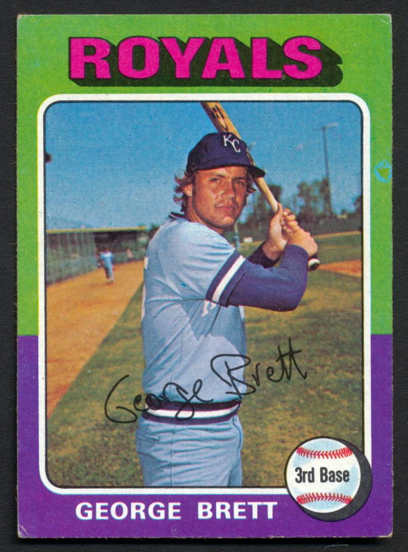 George Brett 1975 Topps #228 RC at PristineAuction.com George Brett 1975 Topps #228 RC at PristineAuction.com