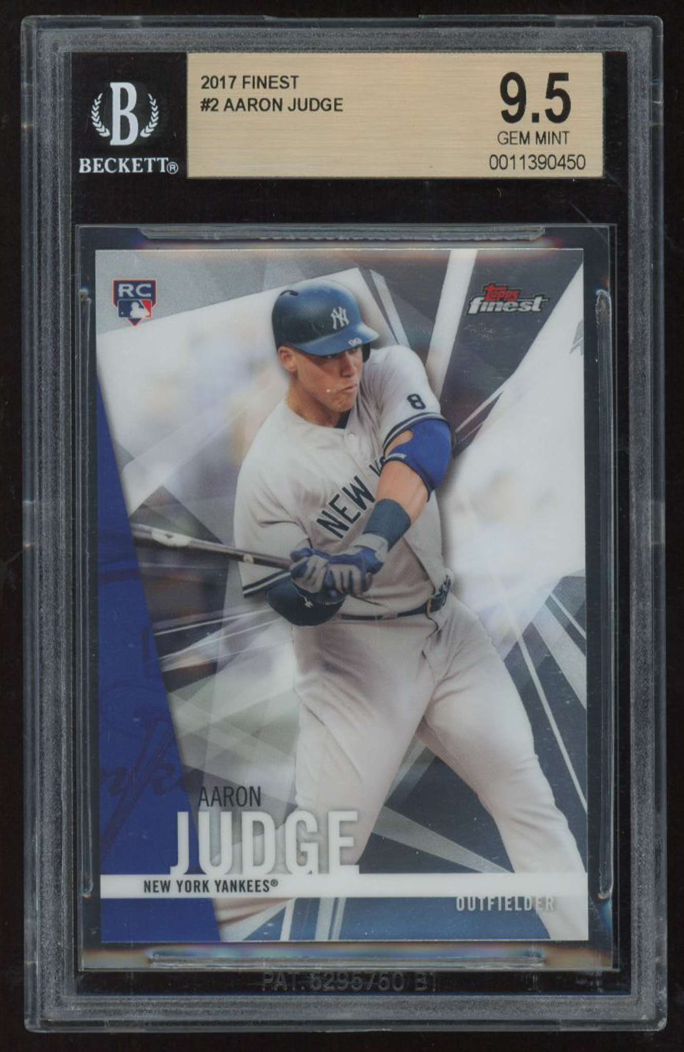 Aaron Judge 2017 Finest #2 RC (BGS 9.5) at PristineAuction.com Aaron Judge 2017 Finest #2 RC (BGS 9.5) at PristineAuction.com