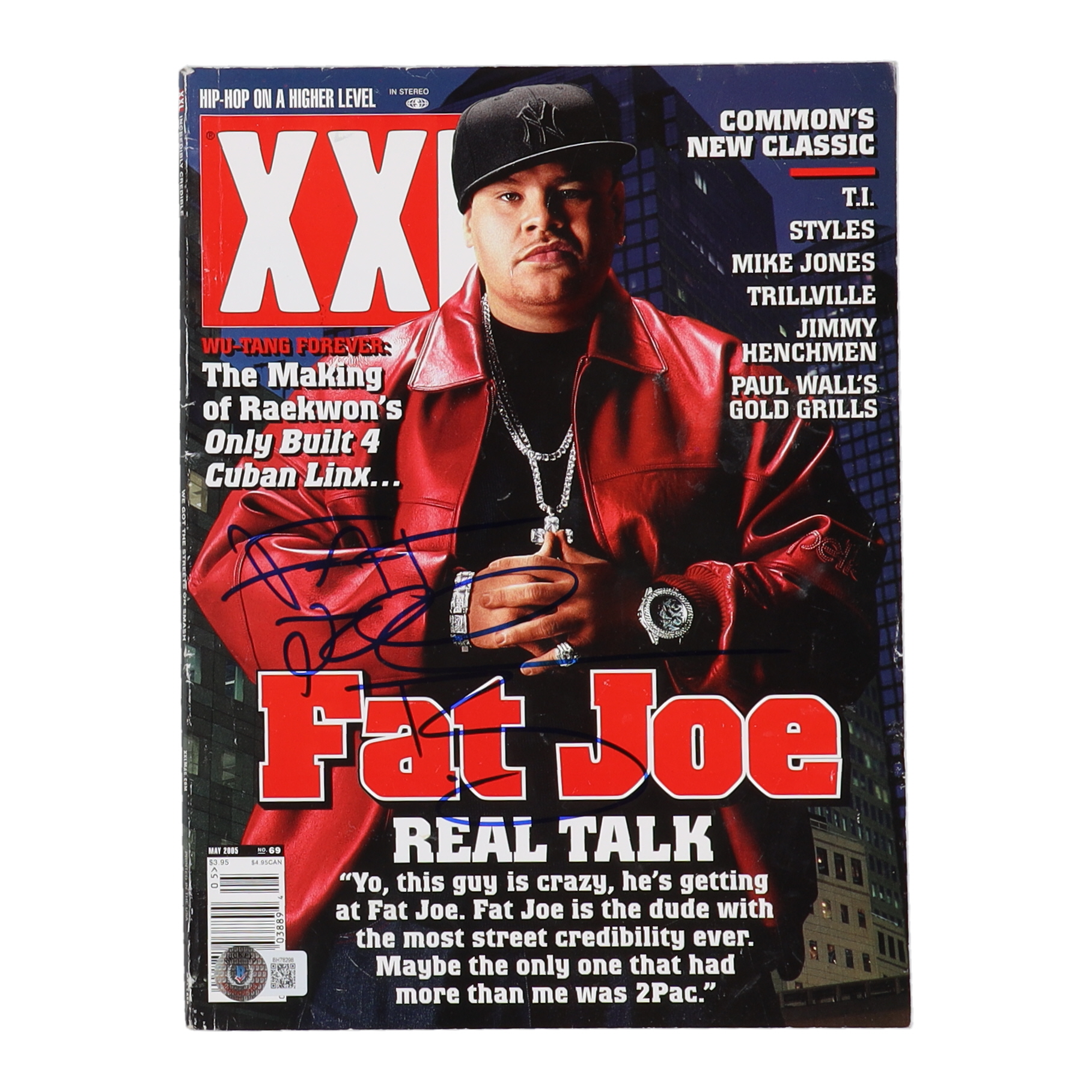 Fat Joe Signed 2005 XXL Magazine (Beckett) at PristineAuction.com Fat Joe Signed 2005 XXL Magazine (Beckett) at PristineAuction.com