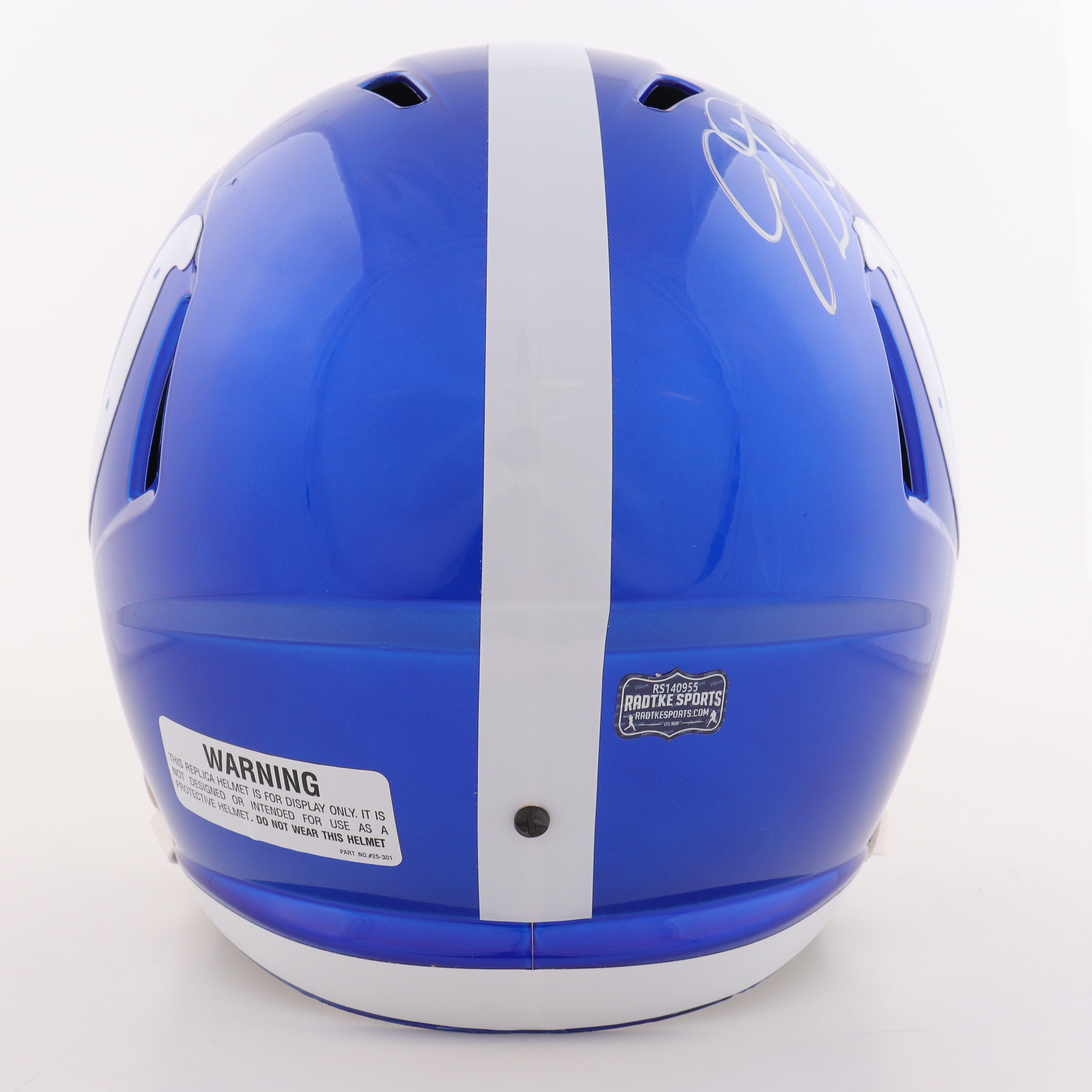 Josh Downs Signed Colts Full-Size Flash Alternate Speed Helmet (Radtke) at PristineAuction.com Josh Downs Signed Colts Full-Size Flash Alternate Speed Helmet (Radtke) at PristineAuction.com