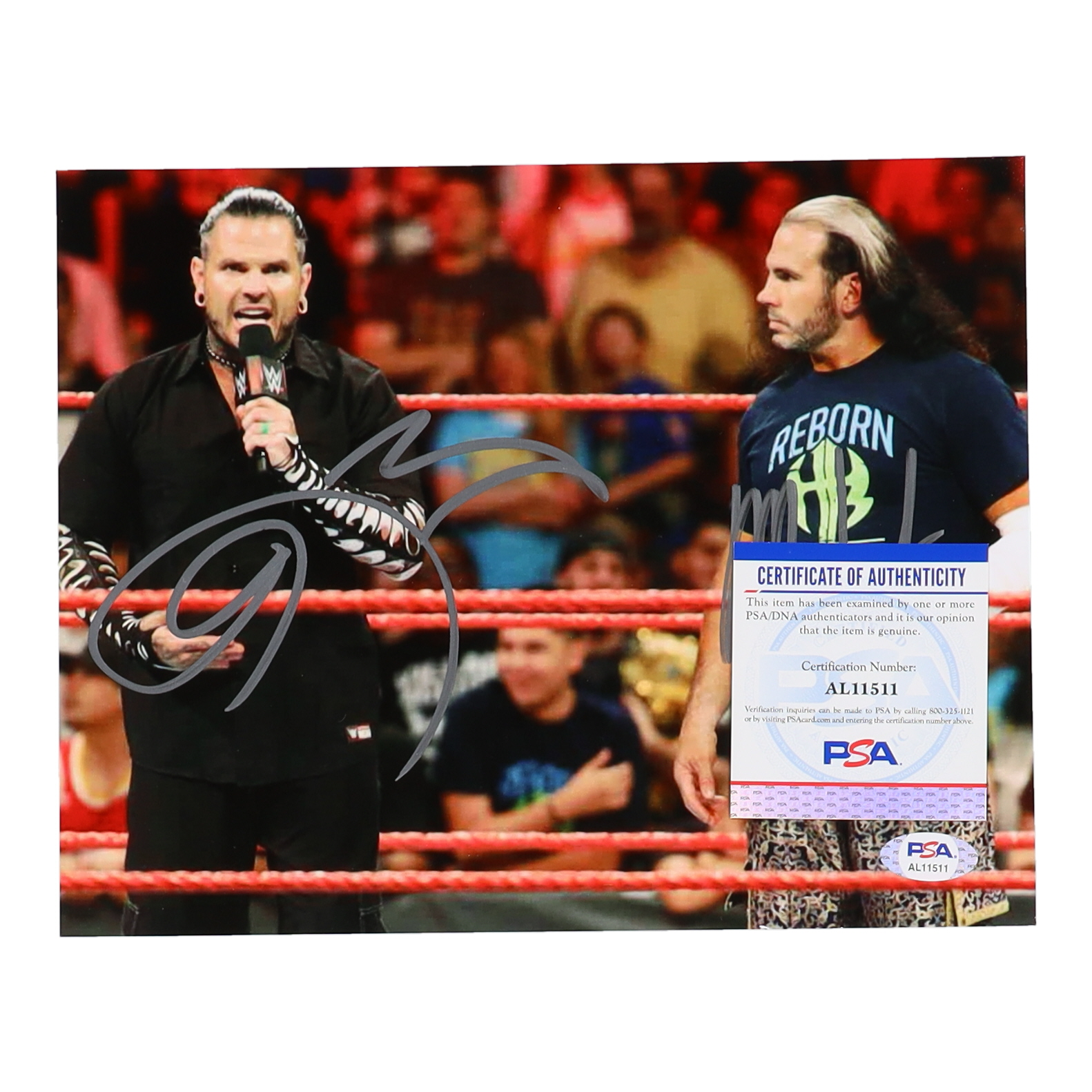 Matt & Jeff Hardy Signed WWE 8x10 Photo (PSA) at PristineAuction.com Matt & Jeff Hardy Signed WWE 8x10 Photo (PSA) at PristineAuction.com