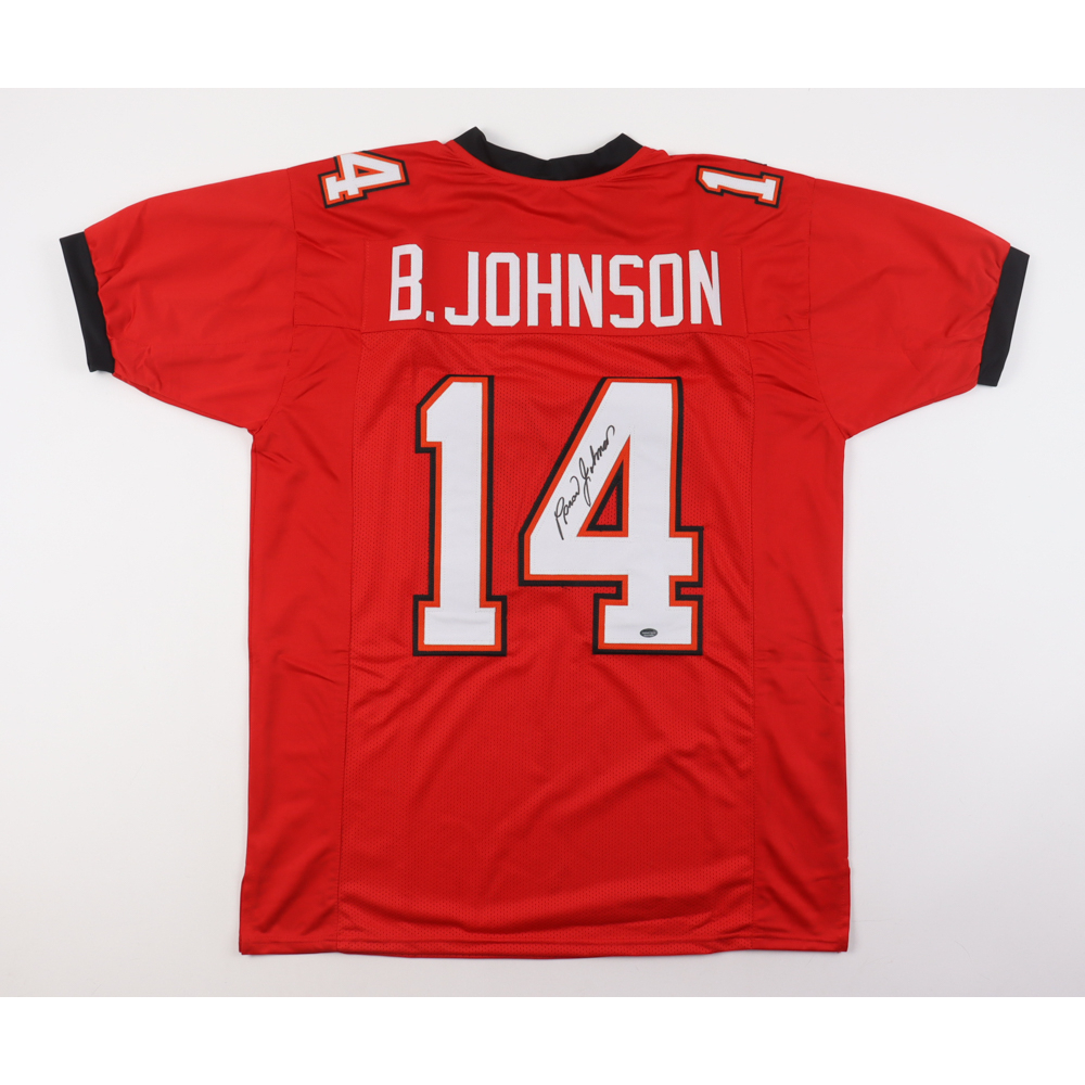 Brad Johnson Signed Jersey (Schwartz) Pristine Auction