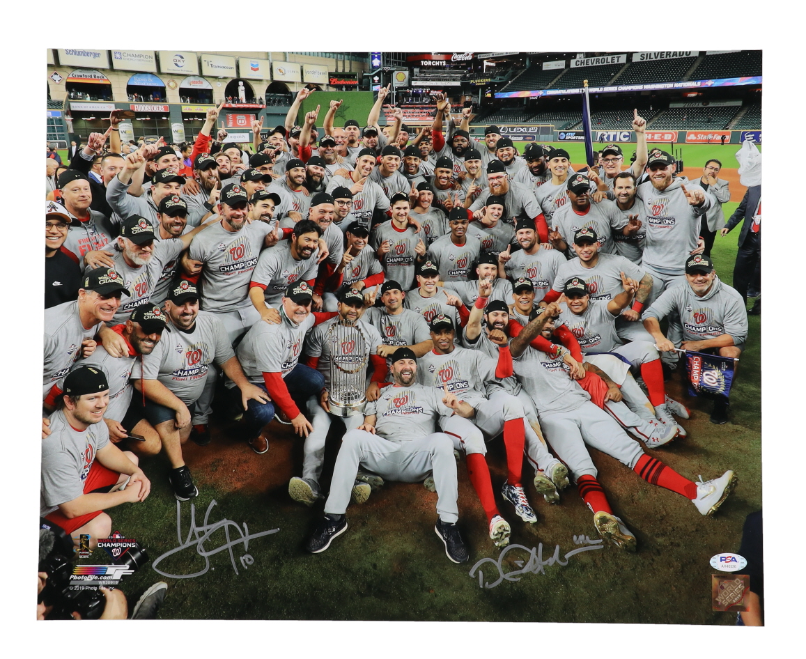 Daniel Hudson & Yan Gomez Signed Nationals 16x20 Photo (PSA) at PristineAuction.com Daniel Hudson & Yan Gomez Signed Nationals 16x20 Photo (PSA) at PristineAuction.com