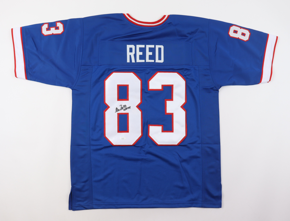 Andre Reed Signed Jersey Inscirbed "HOF 14" (JSA) at PristineAuction.com Andre Reed Signed Jersey Inscirbed "HOF 14" (JSA) at PristineAuction.com