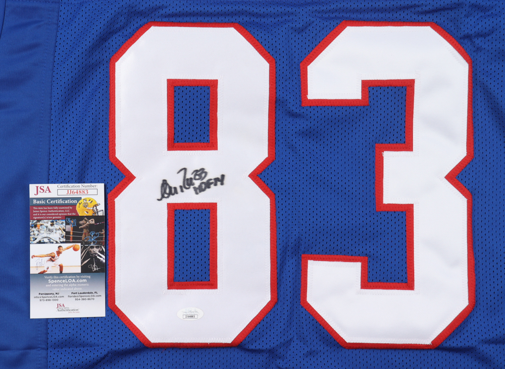 Andre Reed Signed Jersey Inscirbed "HOF 14" (JSA) at PristineAuction.com Andre Reed Signed Jersey Inscirbed "HOF 14" (JSA) at PristineAuction.com