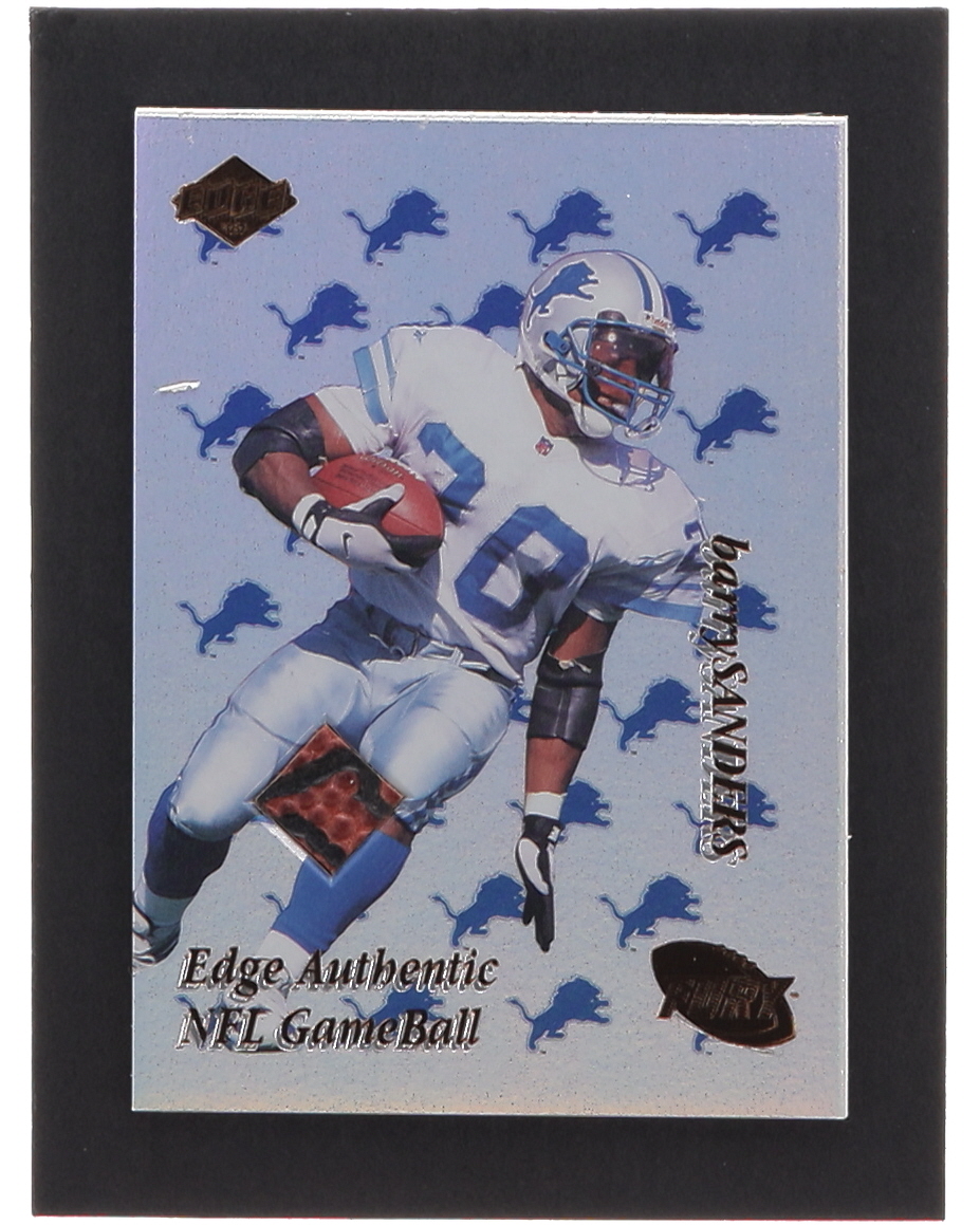 Barry Sanders 1999 Collector's Edge Fury Game Ball #BS at PristineAuction.com Barry Sanders 1999 Collector's Edge Fury Game Ball #BS at PristineAuction.com