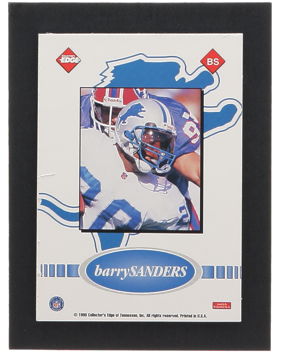 Barry Sanders 1999 Collector's Edge Fury Game Ball #BS at PristineAuction.com Barry Sanders 1999 Collector's Edge Fury Game Ball #BS at PristineAuction.com