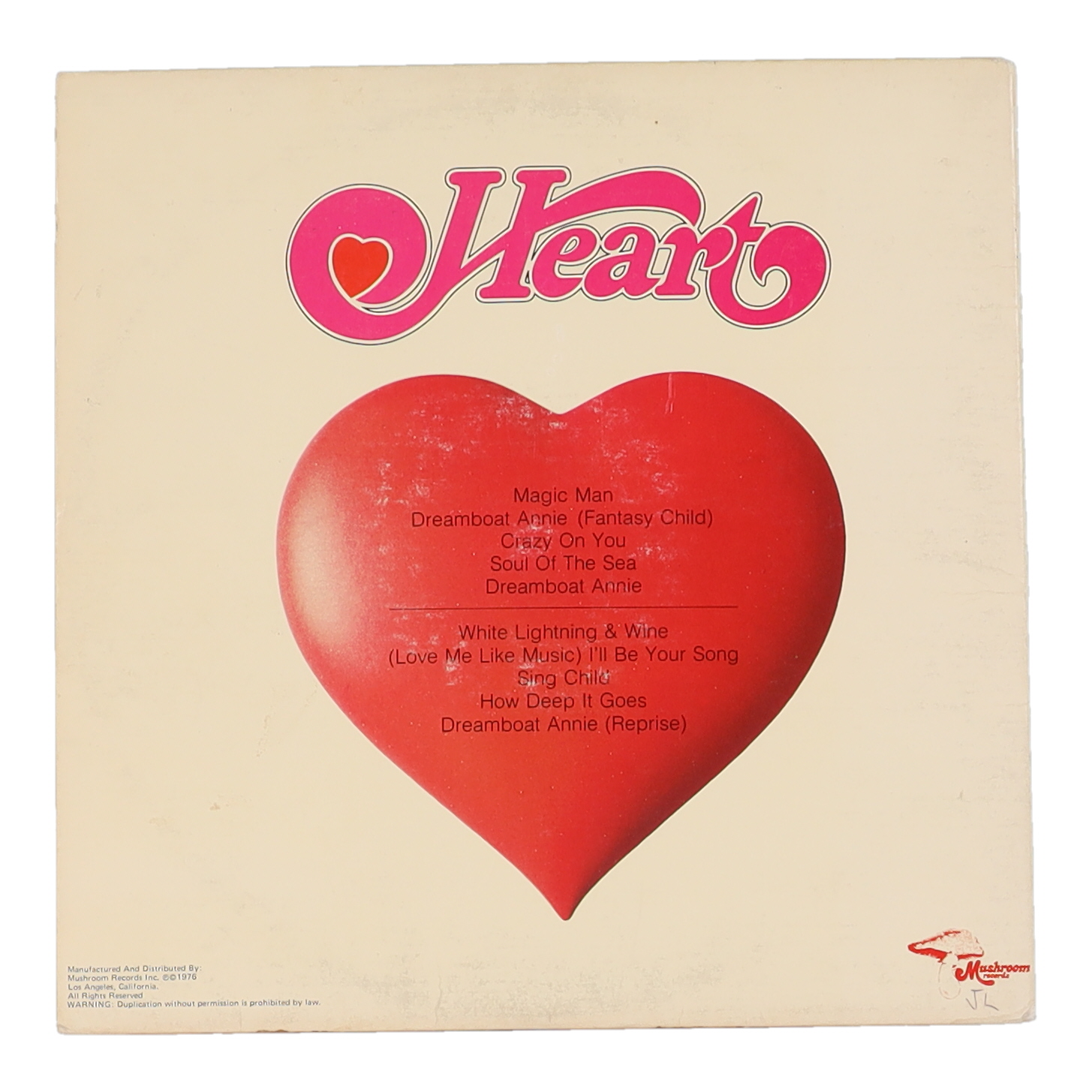 Nancy Wilson Signed Heart "Dreamboat Annie" Vinyl LP Album (JSA) at PristineAuction.com Nancy Wilson Signed Heart "Dreamboat Annie" Vinyl LP Album (JSA) at PristineAuction.com