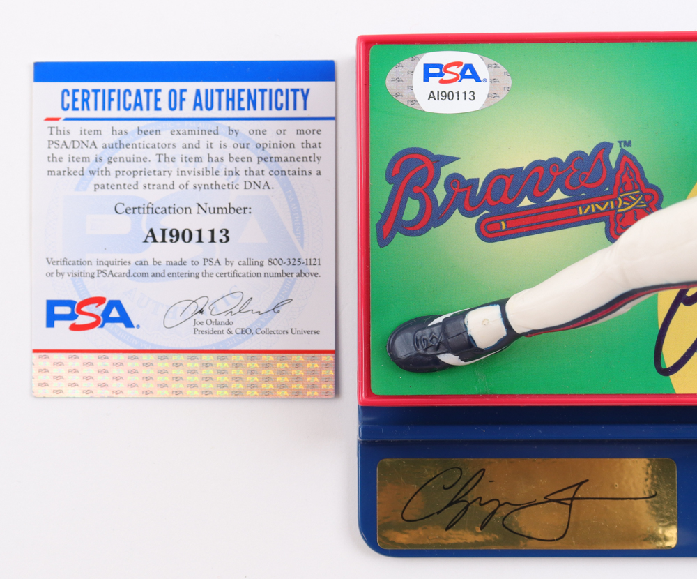 Chipper Jones Signed Starting Lineup 1999 Series Stadium Stars Action Figure (PSA) at PristineAuction.com Chipper Jones Signed Starting Lineup 1999 Series Stadium Stars Action Figure (PSA) at PristineAuction.com